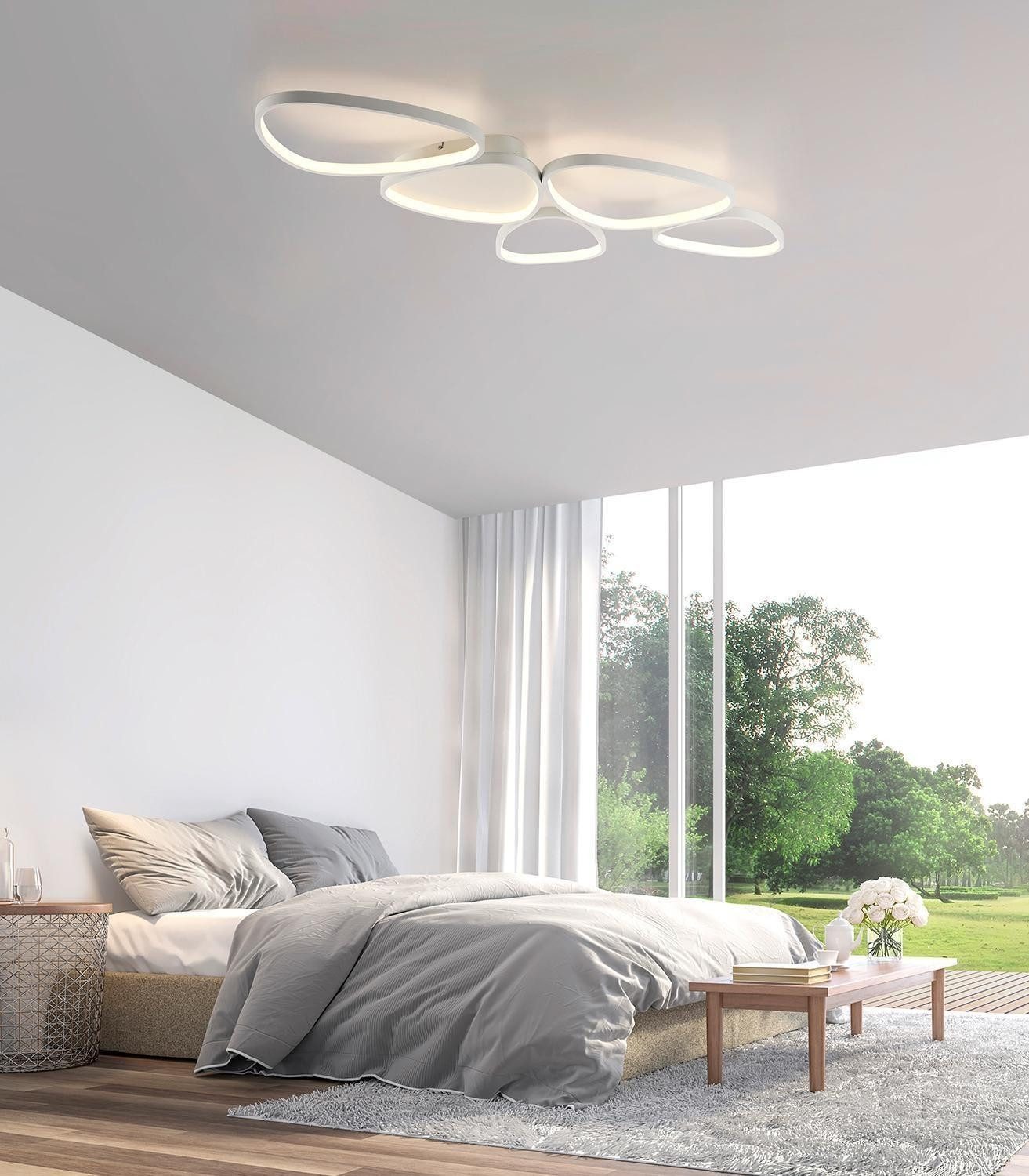 JUST LIGHT LED Deckenleuchte PEBBLES, 116,5 günstig online kaufen