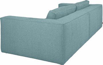 TOM TAILOR HOME Big-Sofa BIG CUBE STYLE, mit bequemen Stegkissen, extra große Sitztiefe, Breite 240 cm