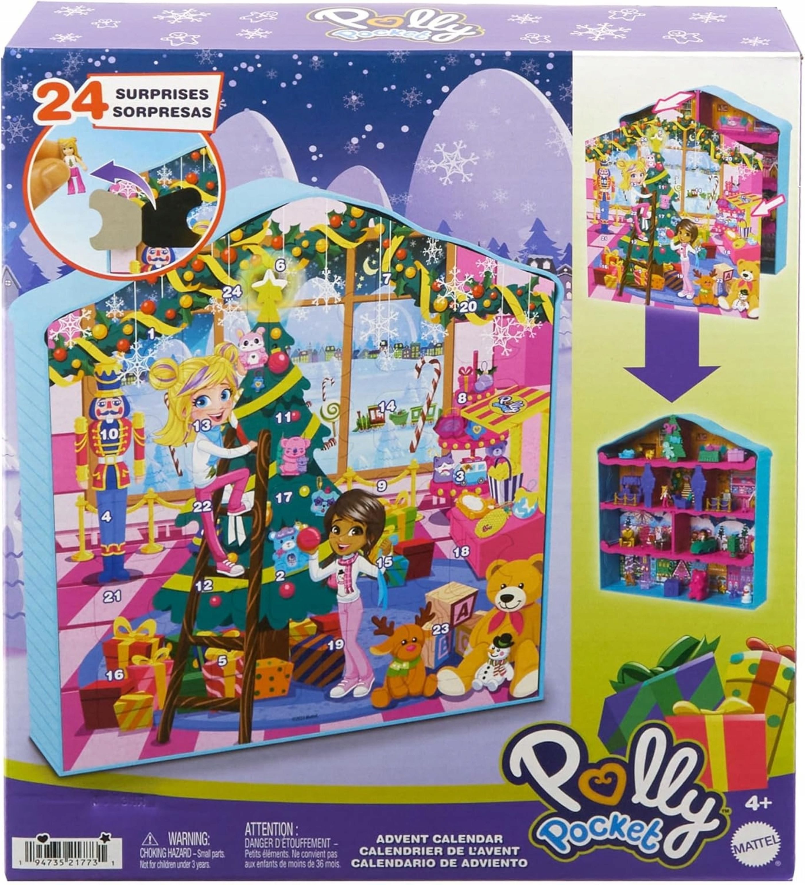 Polly Pocket Adventskalender Polly Pocket Adventskalender 2024 – 24 Überraschungen & 2 Puppen (1-tlg) – Bild 2 von 5