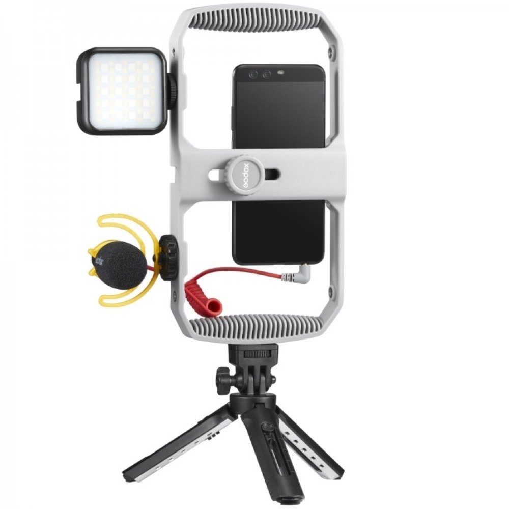 schwarz/grau Video-Kit - Godox - Vlogging Kit Ministativ VK1-AX