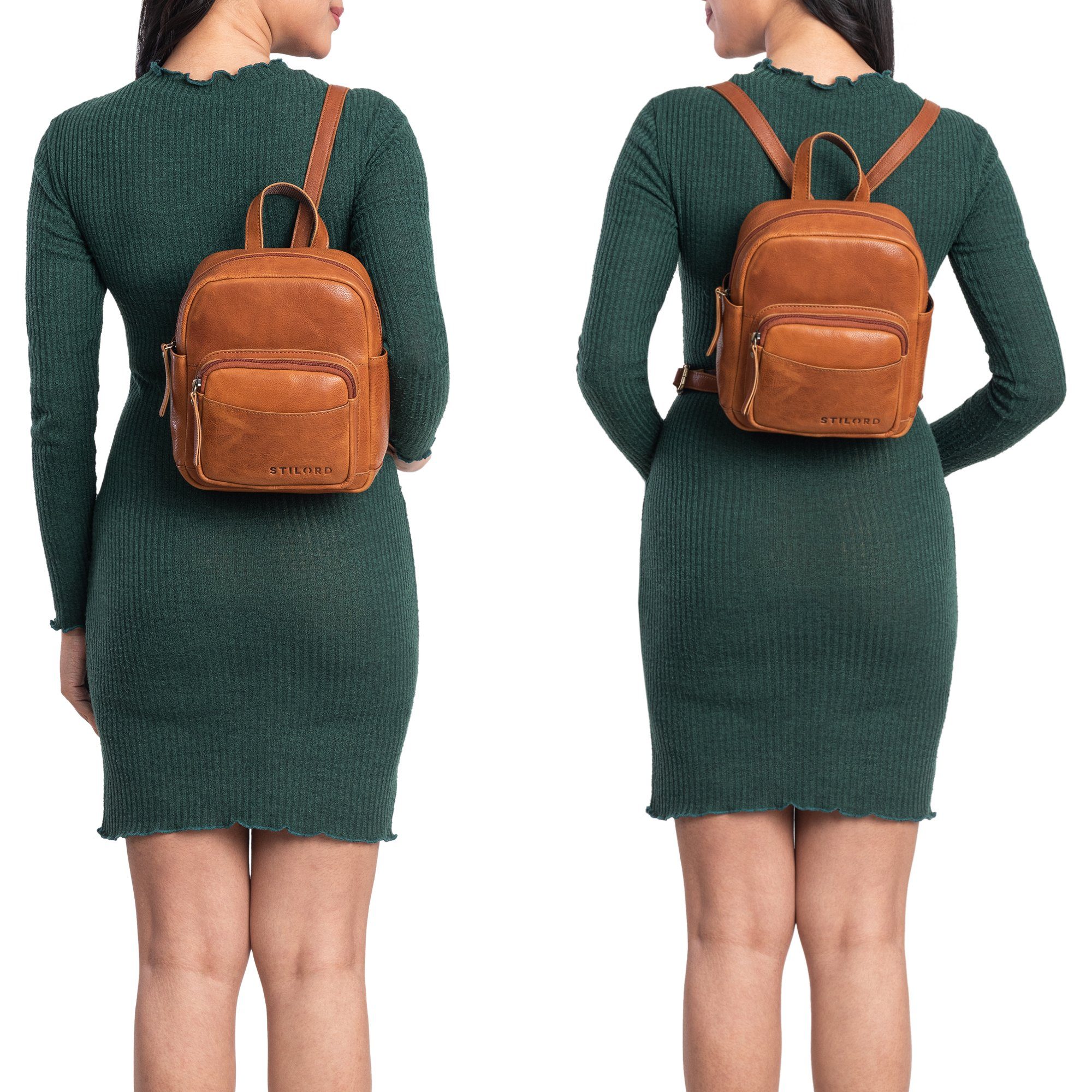 STILORD Cityrucksack STILORD "Gerda" Mini Rucksack Damen Leder günstig online kaufen