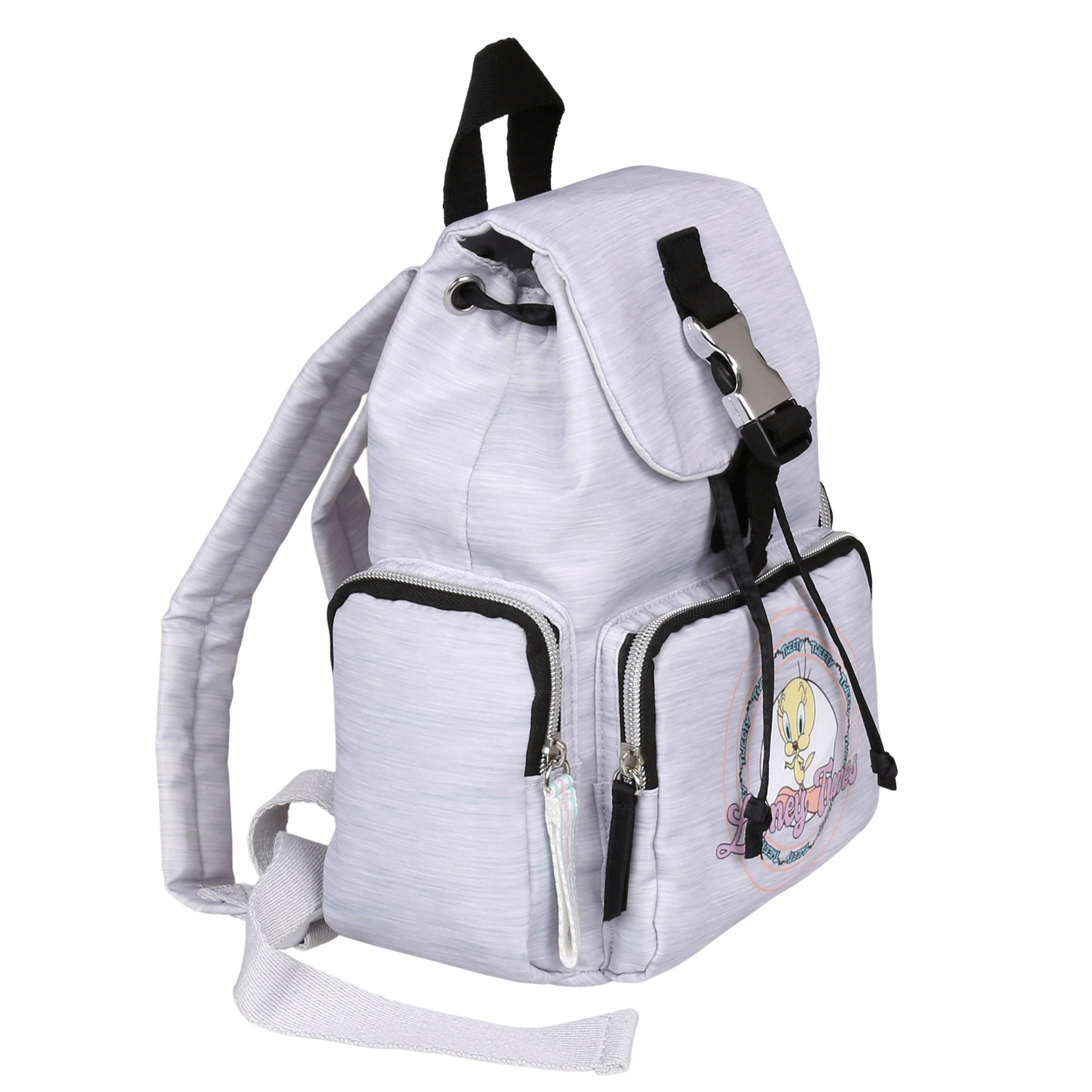 LOONEY TUNES Cityrucksack Looney Tunes Tweety kleiner Rucksack für Ausflüge, 26 x 21 x 10 cm