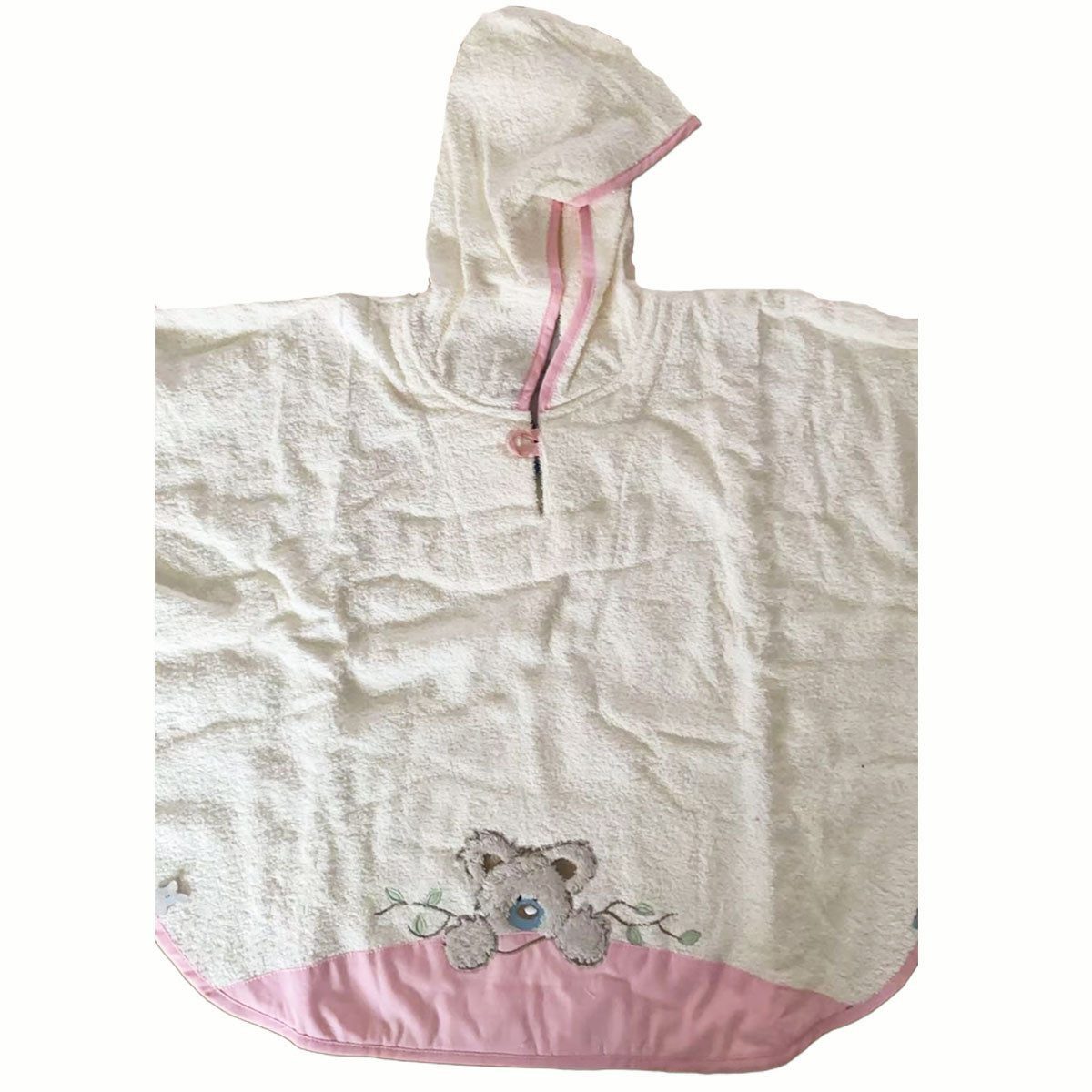 Morgenstern Babybademantel Morgenstern Kinder Badeponcho aus 100 % Baumwolle Bear