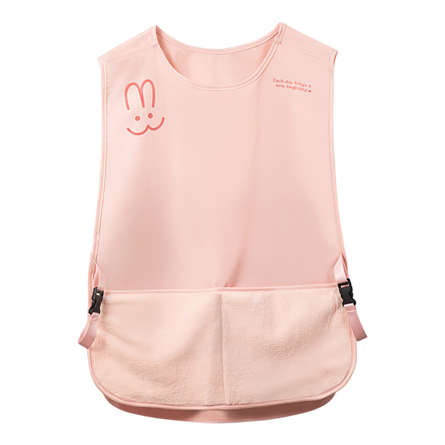 Refttenw Kochschürze Kellnerschürze mit 2 Taschen,wasserabweisend Schürze, Abwischbares Hände-Design