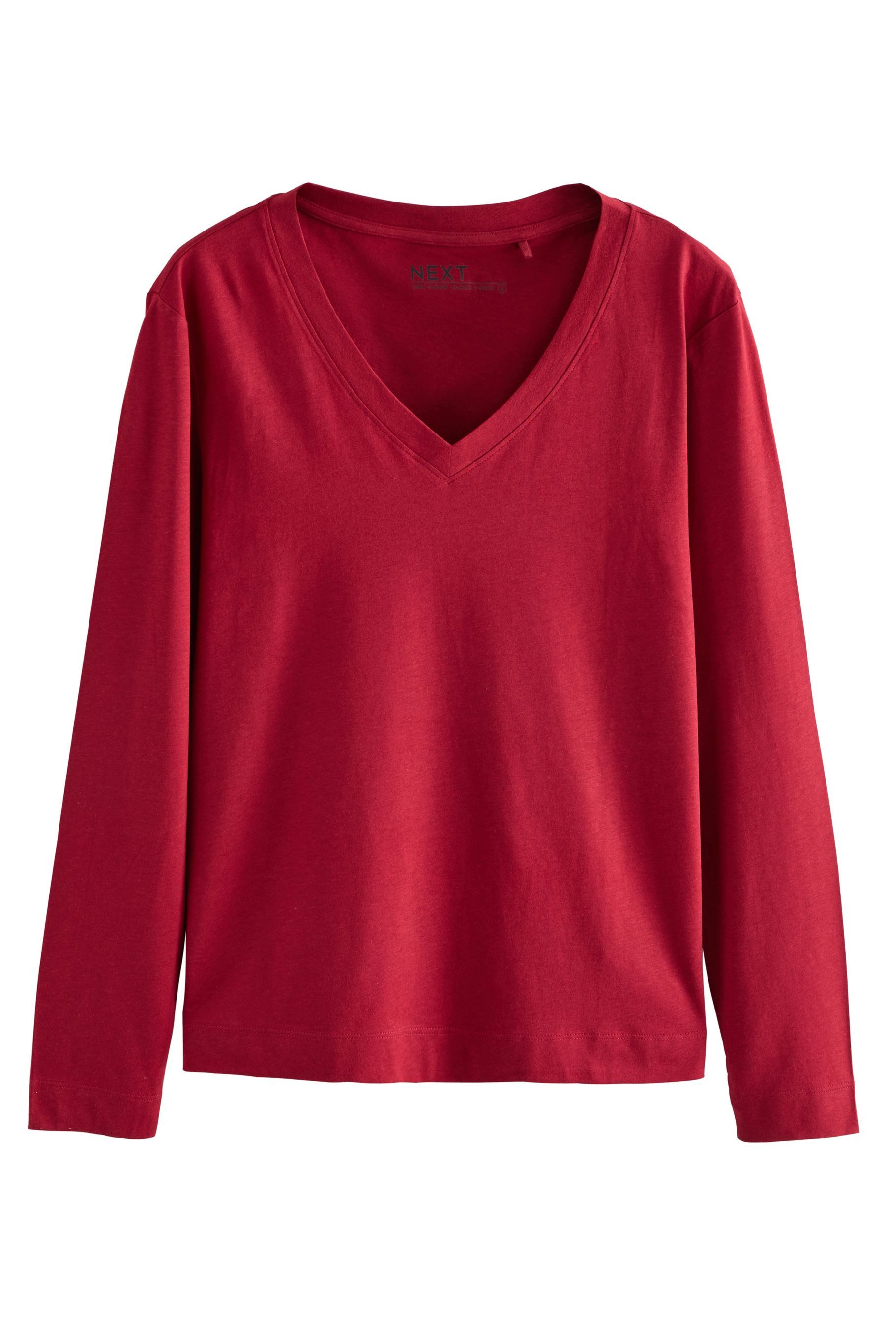 Next T-Shirt Legeres Langarmshirt aus Baumwoll-Modal-Gemisch günstig online kaufen