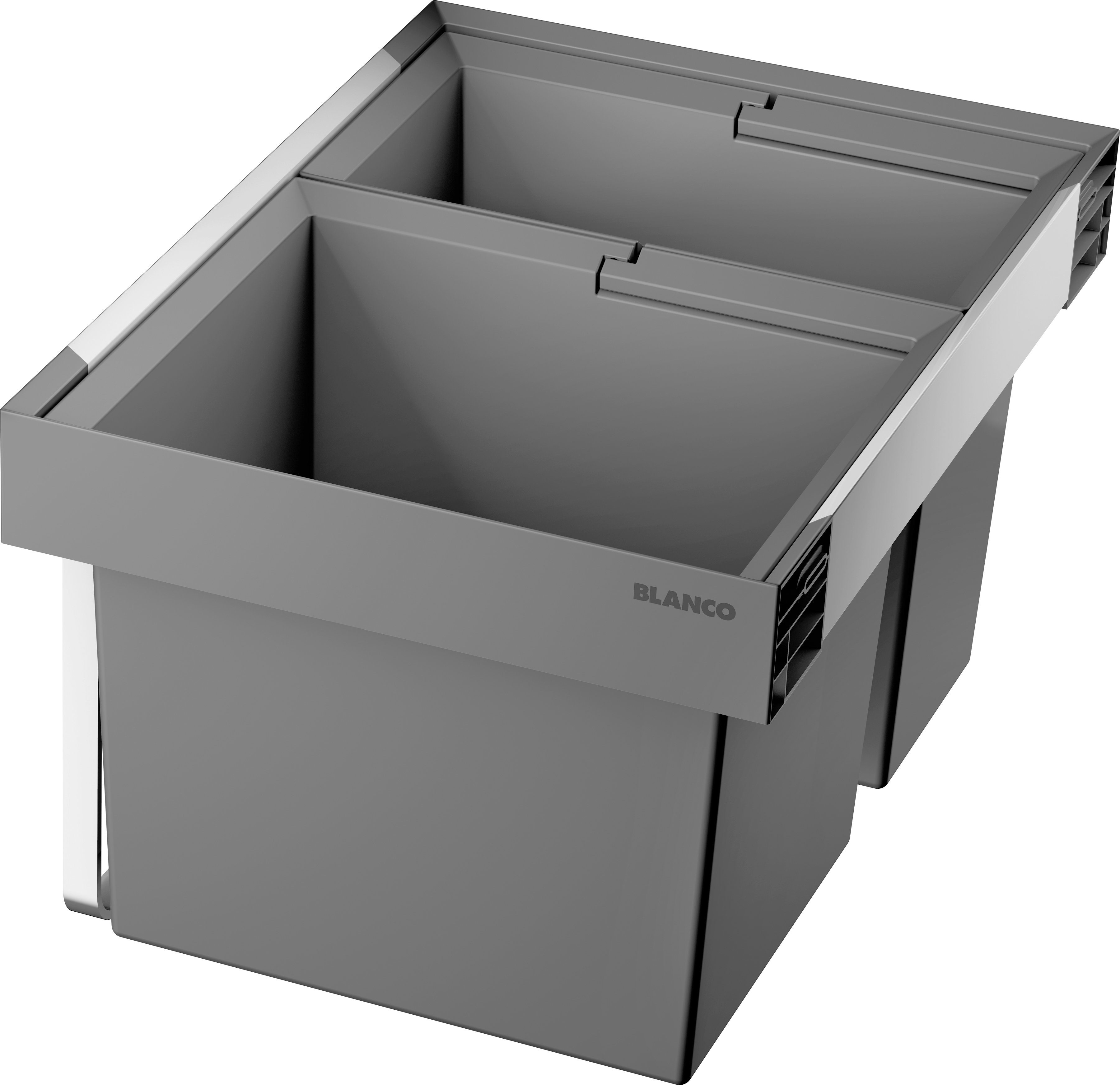 Blanco Einbaumülleimer FLEXON II Low 50/2, Abwaschbare und entnehmbare Eimer