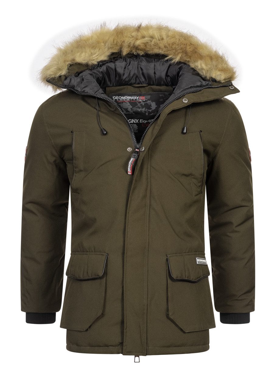 Geographical Norway Parka Herren Winter Jacke Outdoorjacke Winter Parka war günstig online kaufen