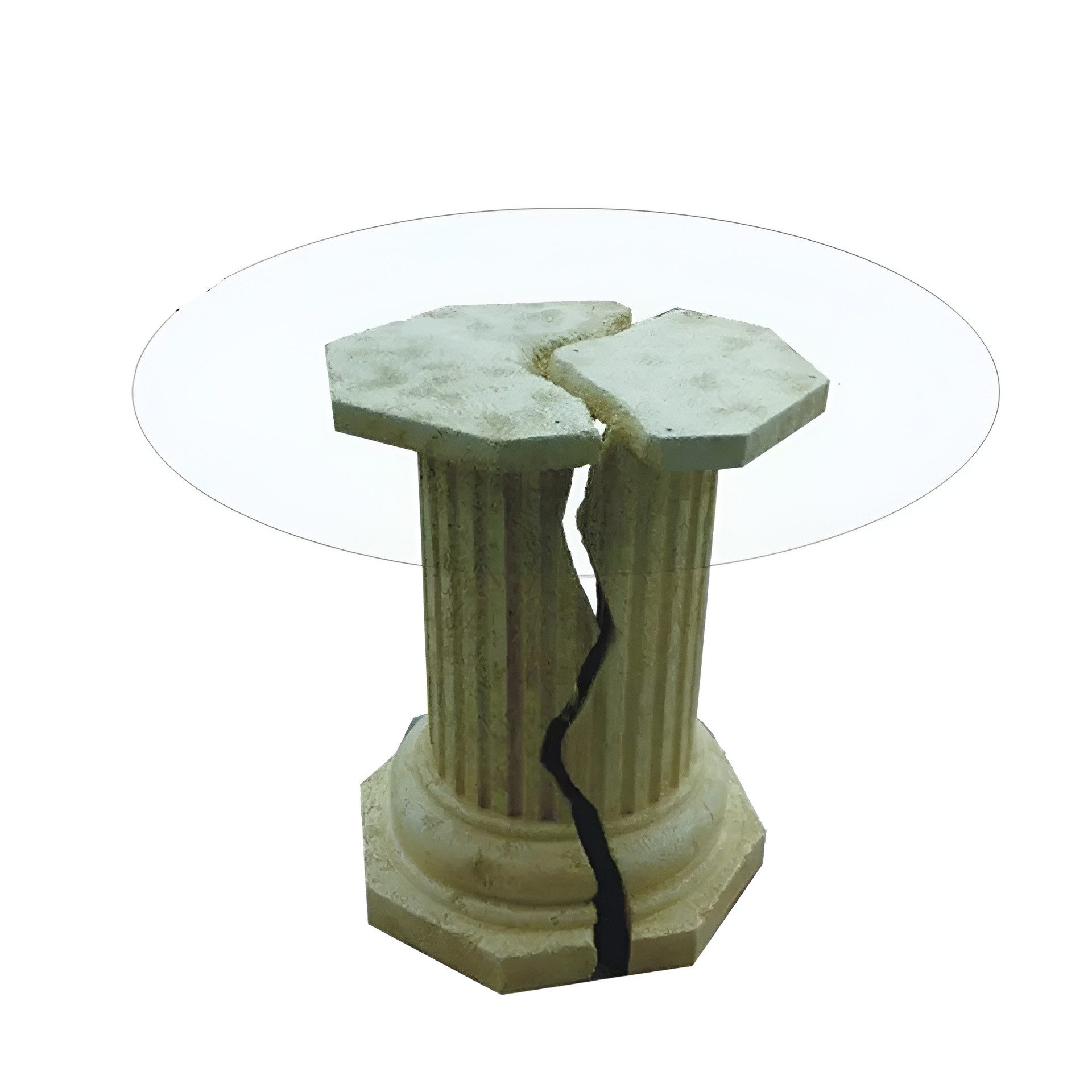 Xlmoebel Couchtisch Römischer Design Couchtisch Rund Beistelltisch Wohnzimmer Tische (1-St), Made in Europa