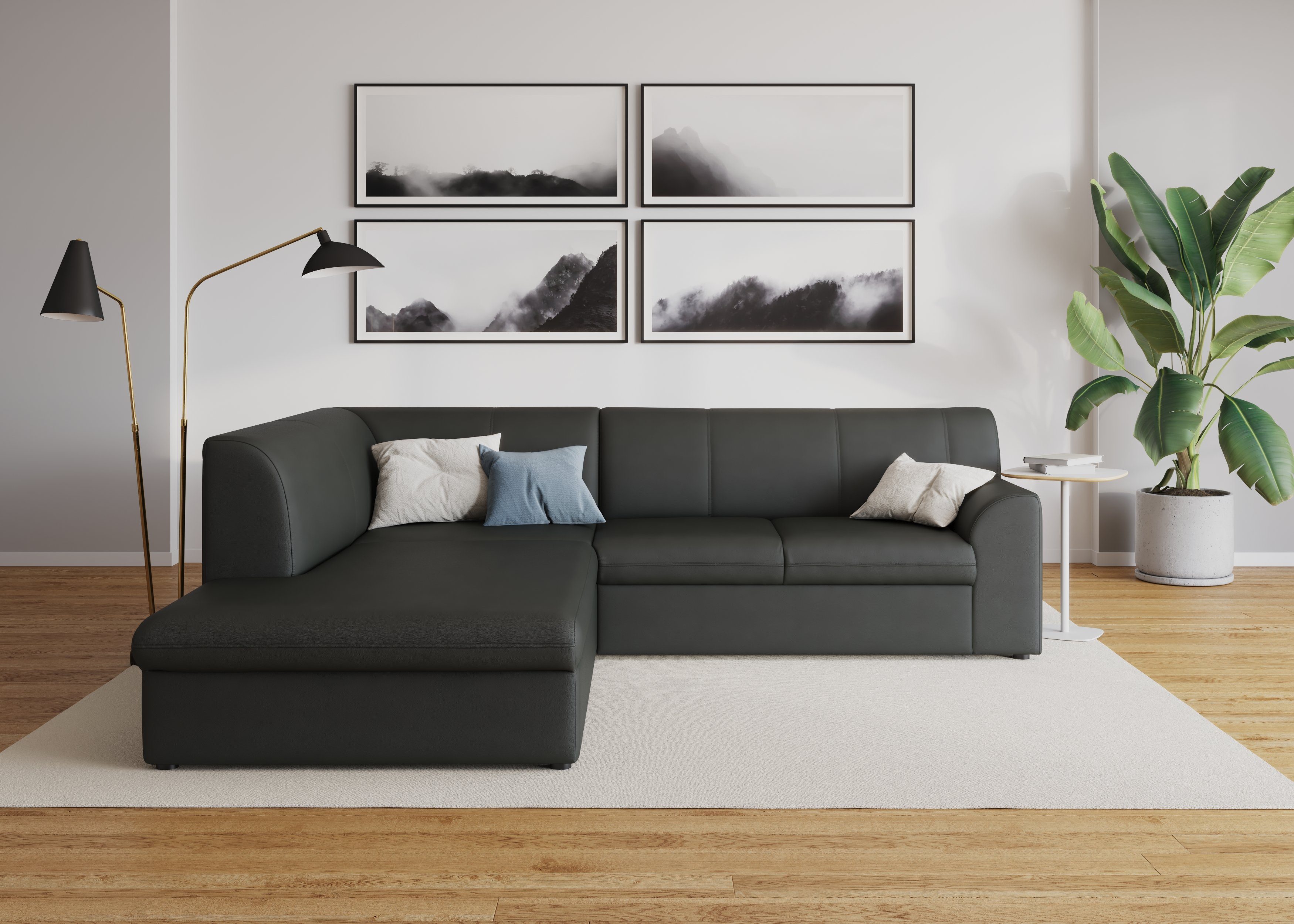 DOMO collection Ecksofa Topper zeitlos elegant, günstig online kaufen