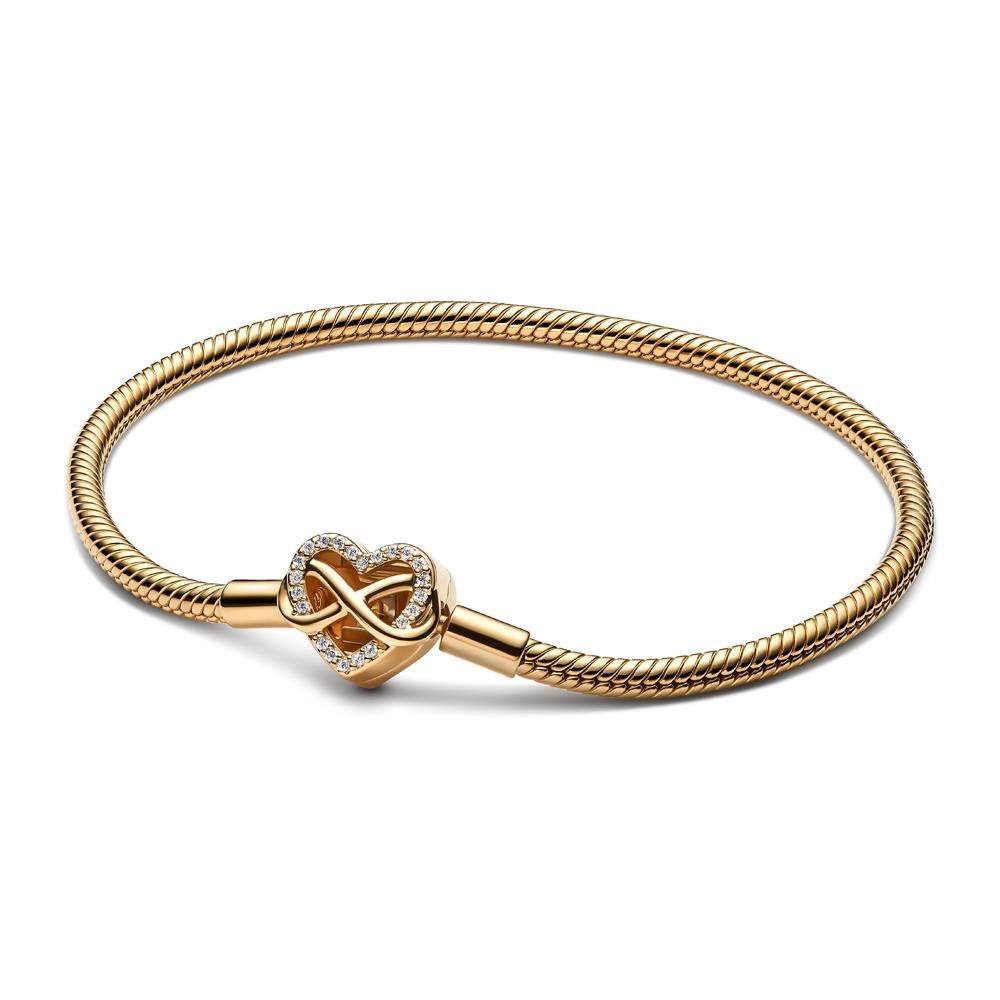 Pandora Armband Schlangenarmband für Damen Unendlichkeit, IP Gold von PANDO günstig online kaufen