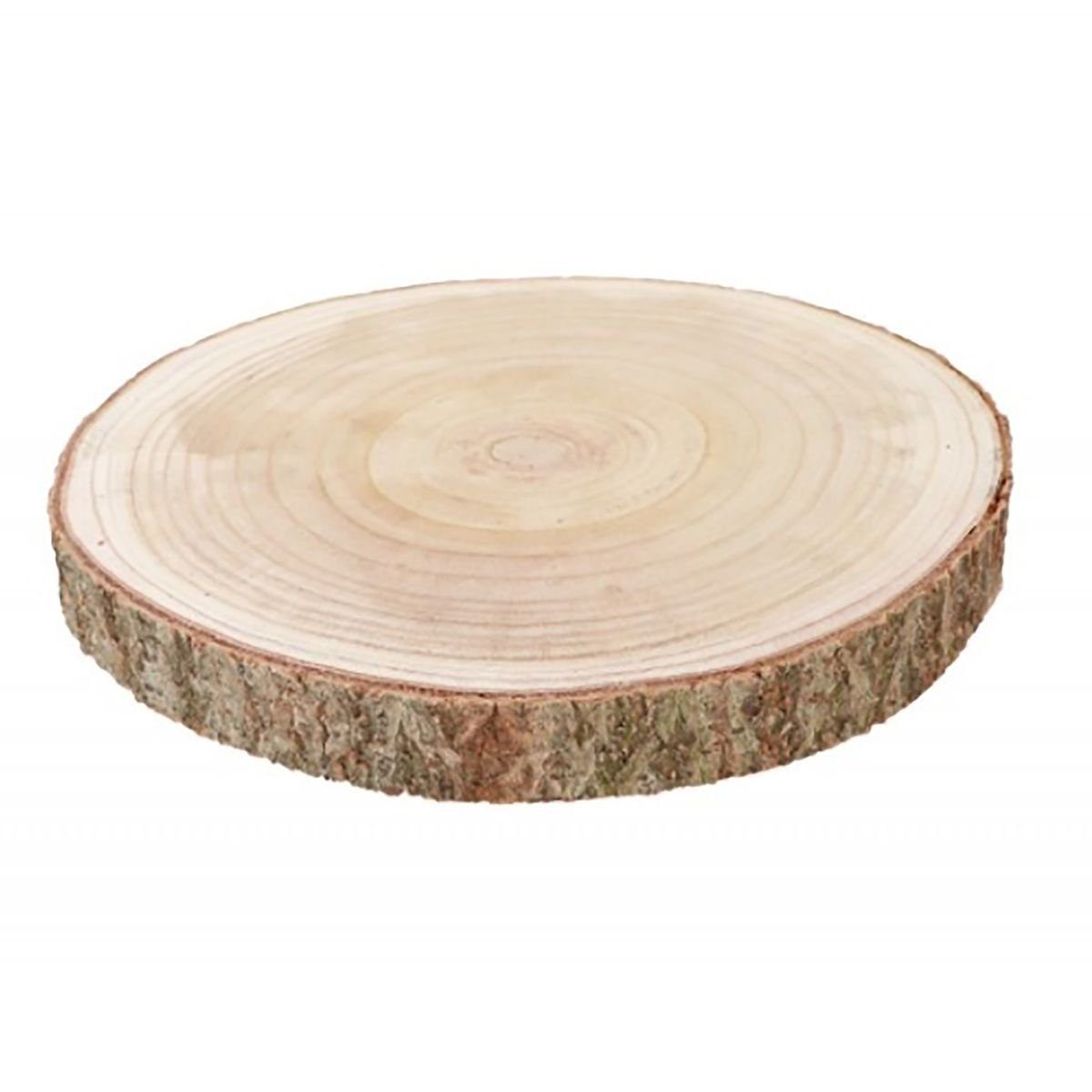 CHAKS Rindenscheiben Holzscheibe 35-38cm Durchmesser
