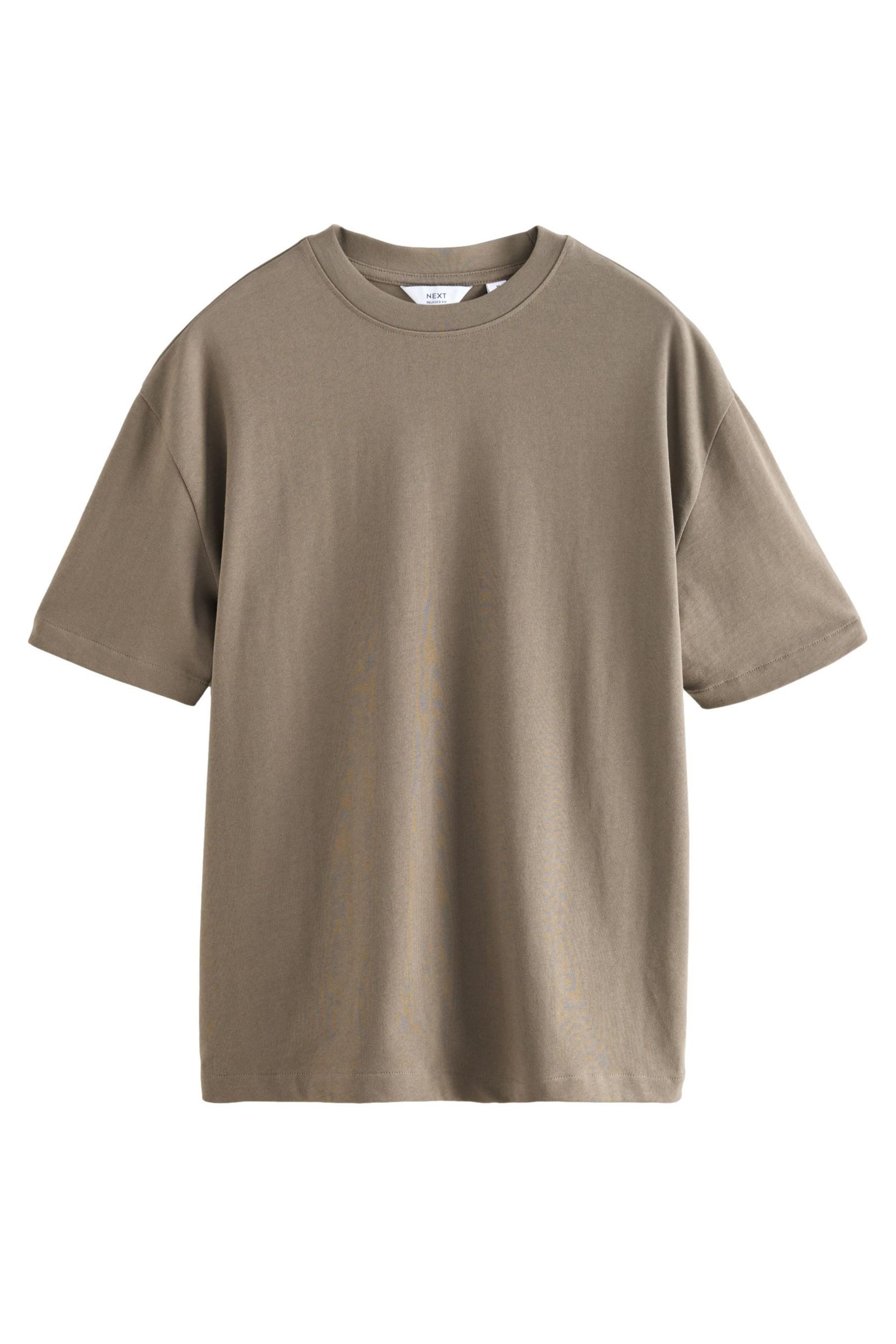 Next T-Shirt Schweres T-Shirt im Relaxed Fit (1-tlg) günstig online kaufen