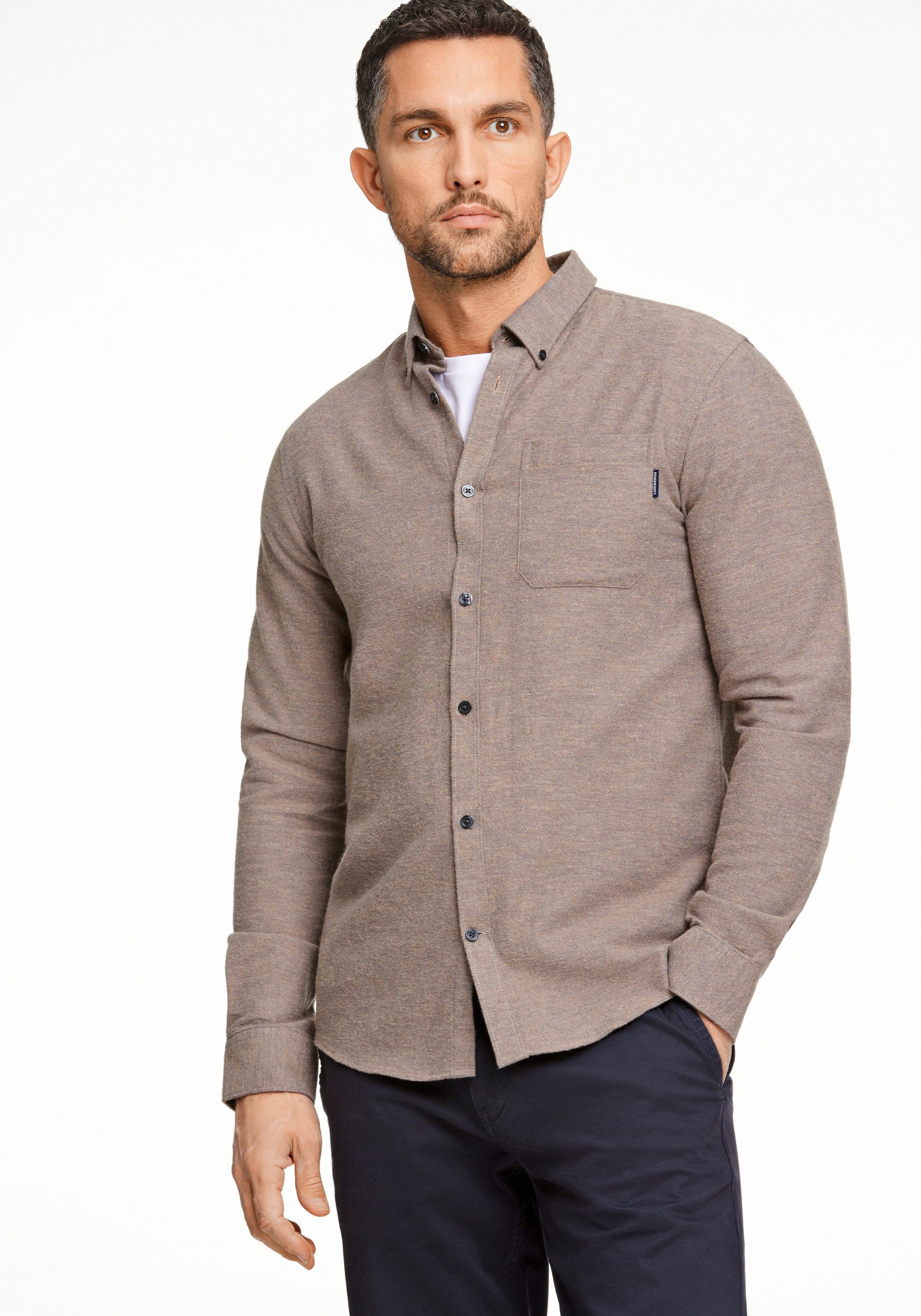 Langarmhemd Freizeithemd (Langarm) Relaxed Fit