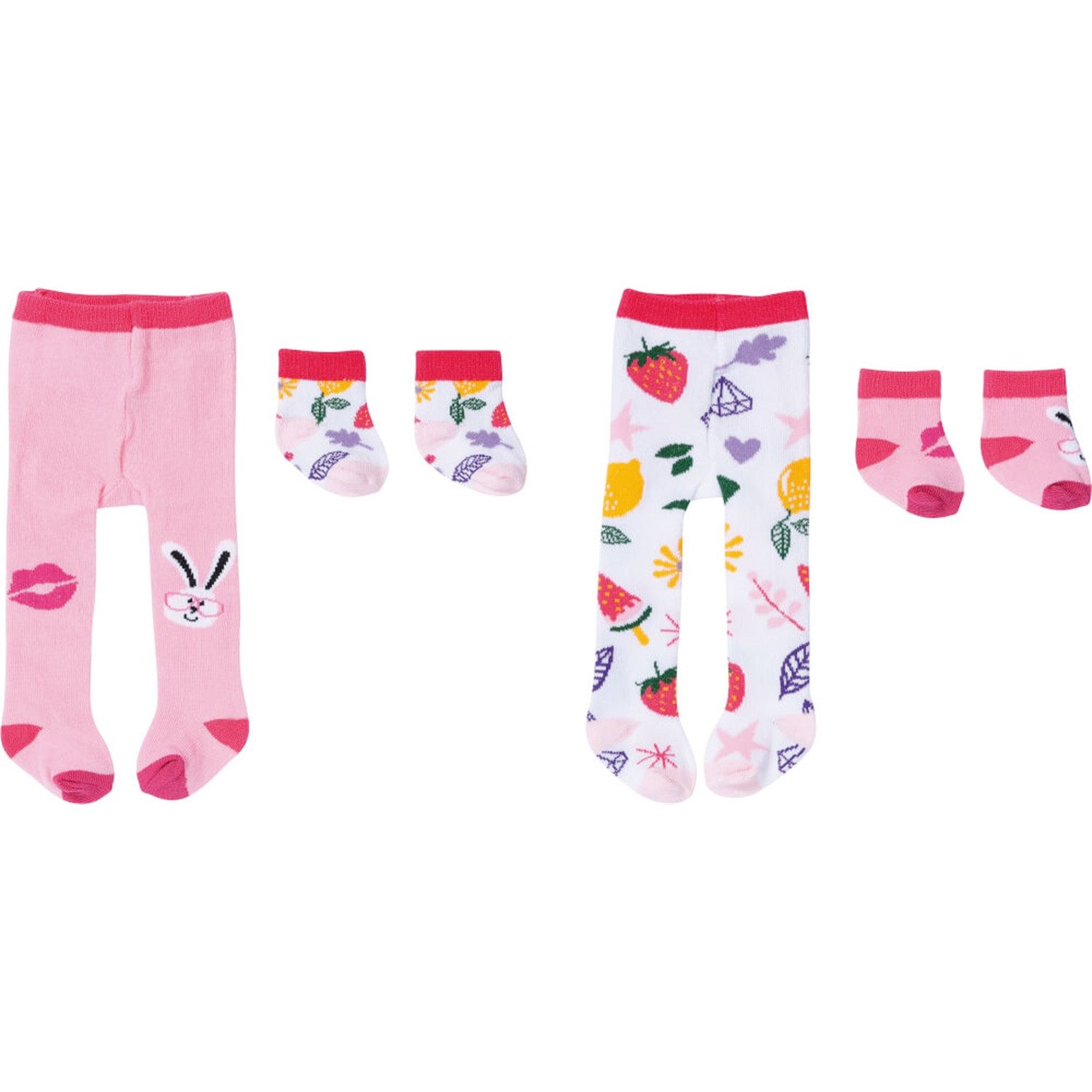 Zapf Creation® Puppenkleidung 836064 BABY born Strumpfhosen+Socken, 2sort. günstig online kaufen