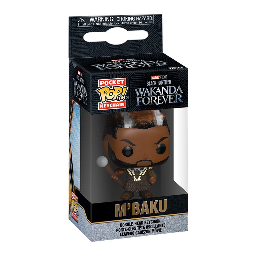 Wakanda Schlüsselanhänger Pocket M'Baku Black - Forever POP! Panther Funko