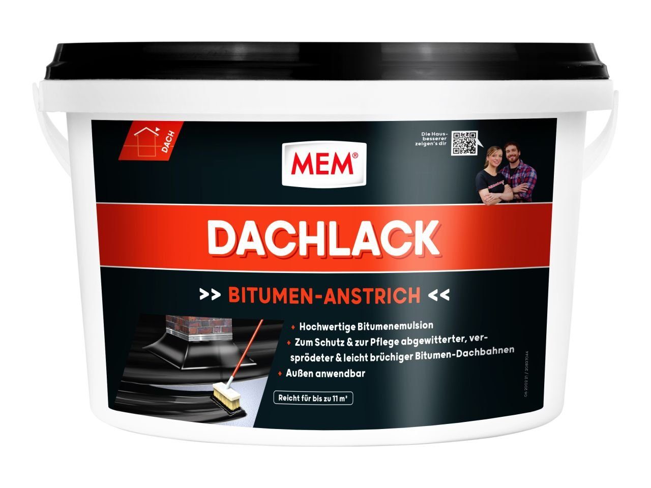 MEM Bauchemie Dachfarbe MEM Dachlack Lösemittelfrei 10 Ltr