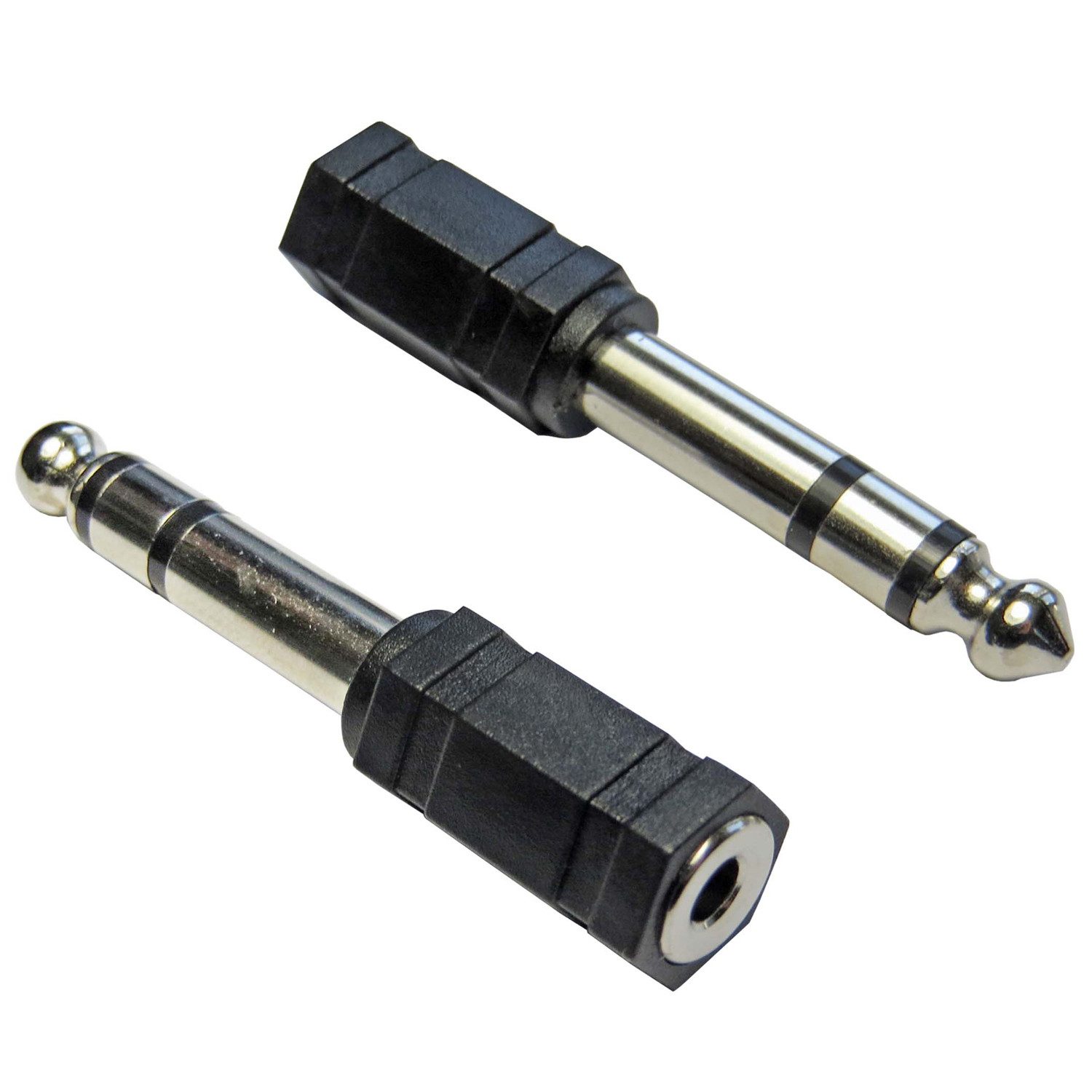keepdrum keepdrum ADA059 Klinken-Adapter 3,5mm Buchse zu 6,3mm 2-STÜCK Audio-Adapter 6,35-mm-Klinke zu 3,5-mm-Klinke, Hochwertige Verarbeitung