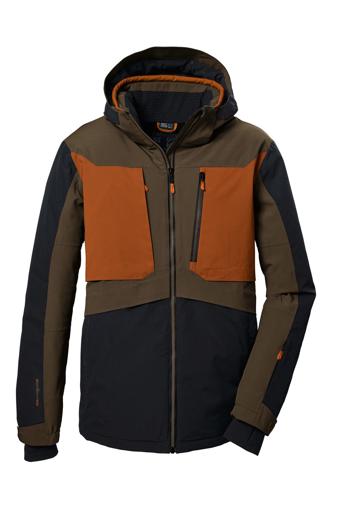 Killtec Skijacke KSW 47 MN SKI JCKT CS Winterjacke, Outdoorjacke Funktionsjacke mit abzippbarer Kapuze und Schneefang