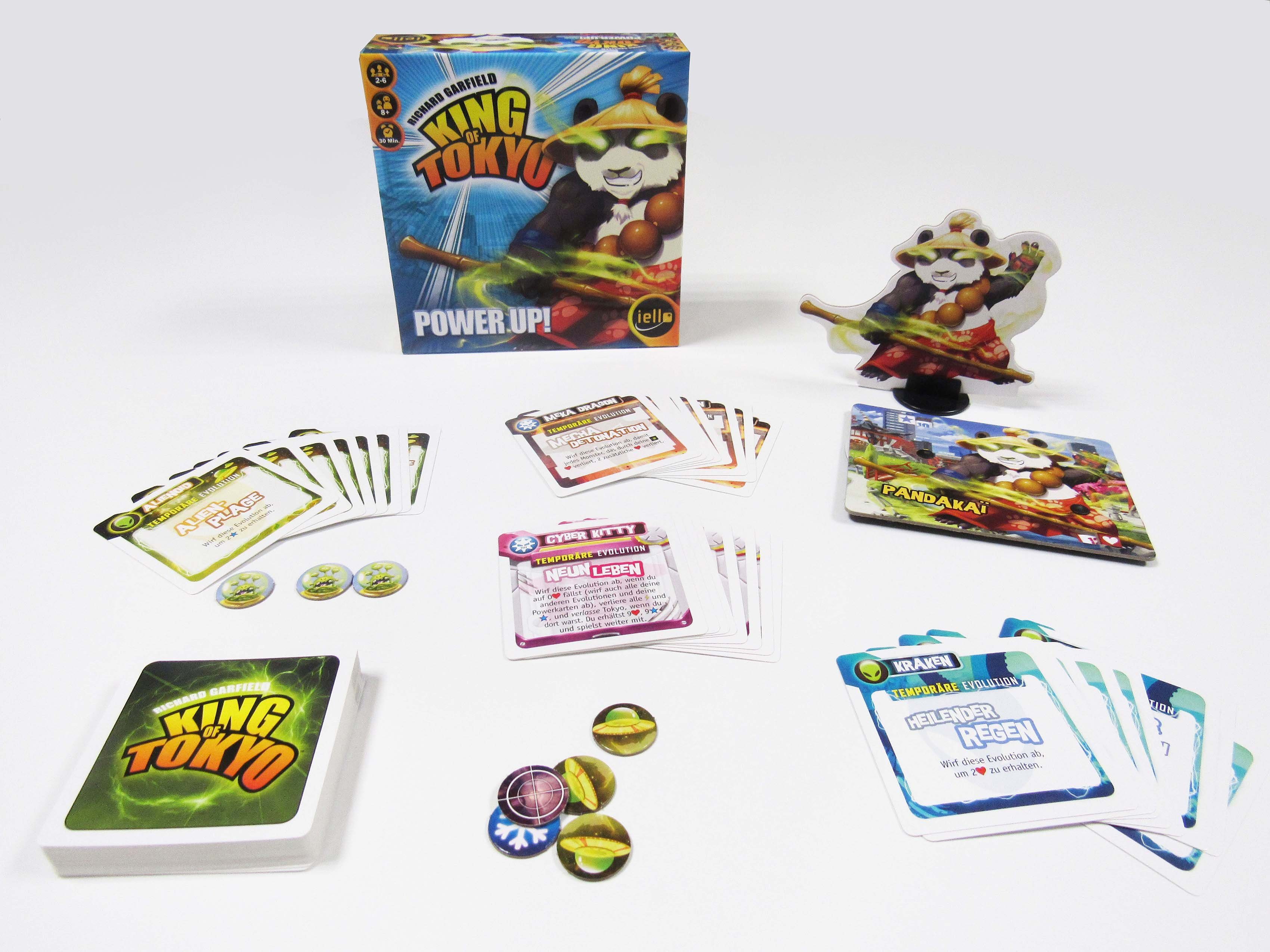 iello Spiel Erweiterungsspiel, King of Tokyo Power Up, Strategiespiel