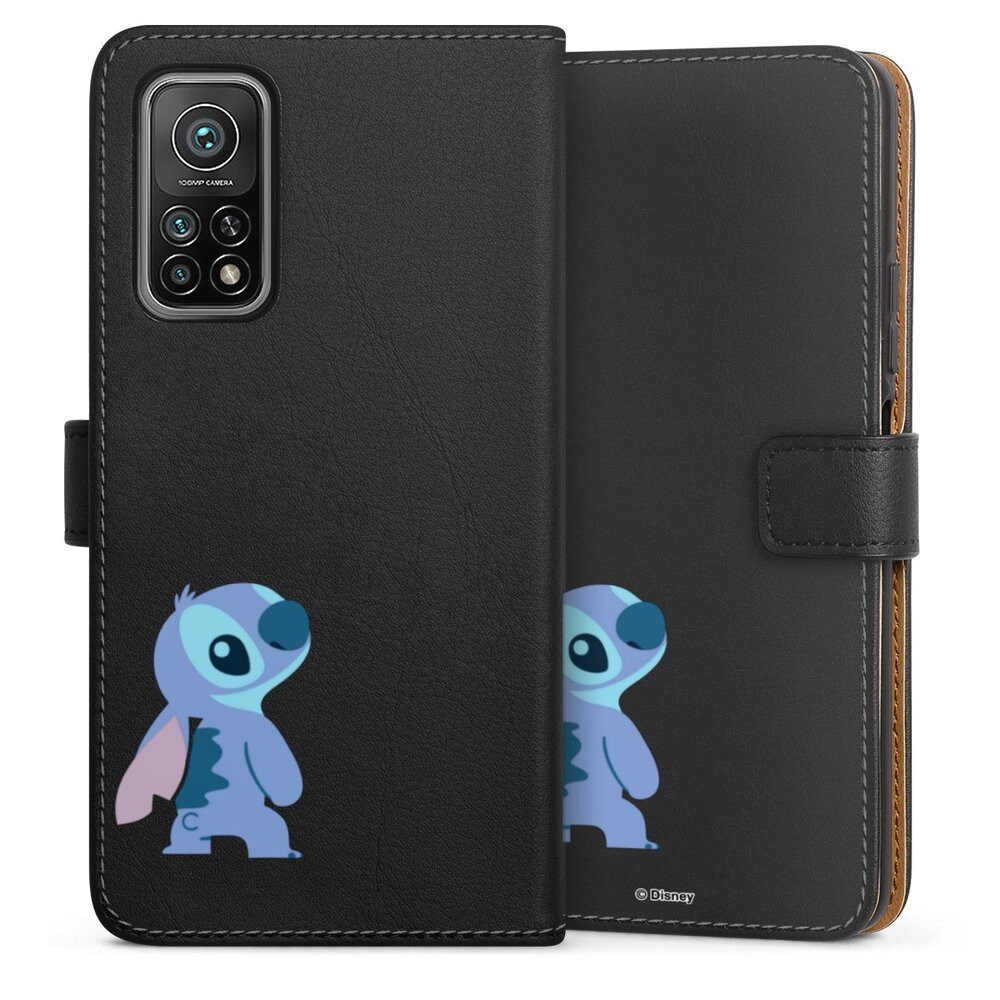 DeinDesign Handyhülle Lilo & Stitch Fanartikel Disney Stitch Smiling, Xiaomi Mi 10T Pro 5G Hülle Flip Case Klapphülle Handytasche Leder