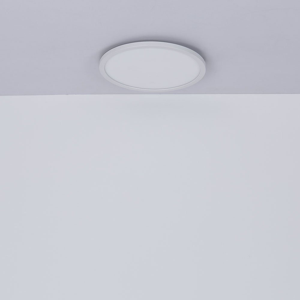Deckenleuchte Deckenlampe Warmweiß, LED verbaut, etc-shop Küchenleuchte fest Deckenleuchte, dimmbar LED LED-Leuchtmittel