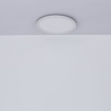 etc-shop LED Deckenleuchte, LED-Leuchtmittel fest verbaut, Warmweiß, Deckenlampe dimmbar Küchenleuchte LED Deckenleuchte