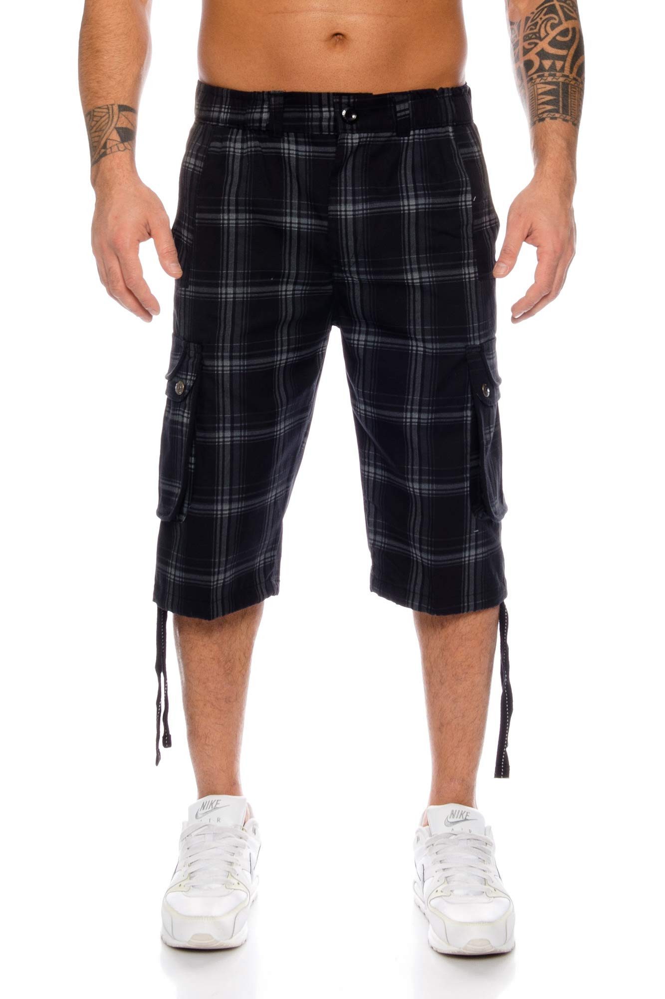 Kendindza Cargobermudas 3/4 Bermuda Shorts Herren, Kurze Hose Herren, Cargo günstig online kaufen