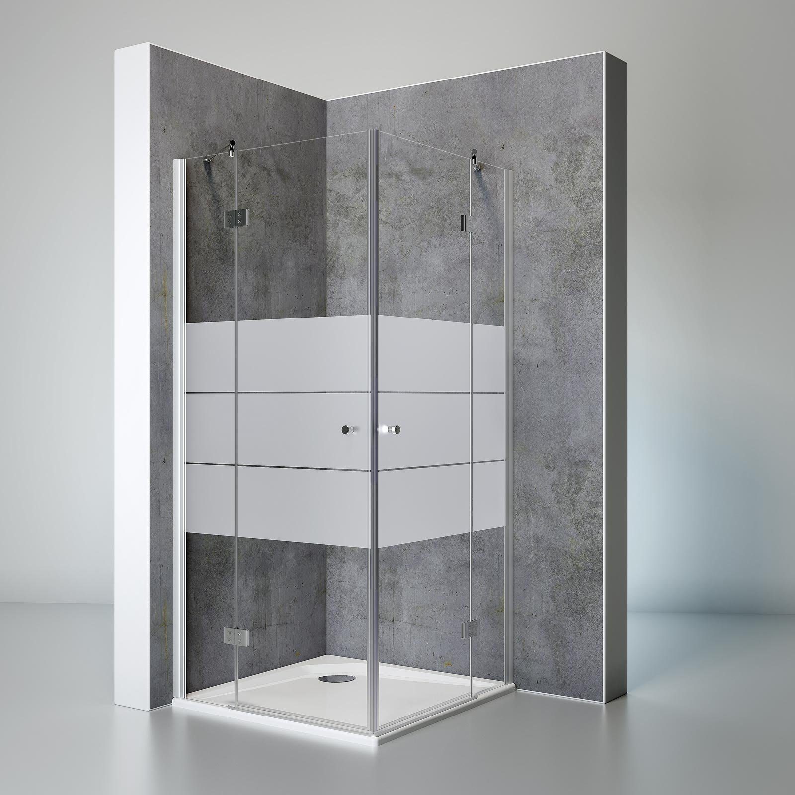 Schulte Eckdusche Youngline Höhe: 190 cm, BxT: 80x80 cm, 5 mm Sicherheitsgl günstig online kaufen