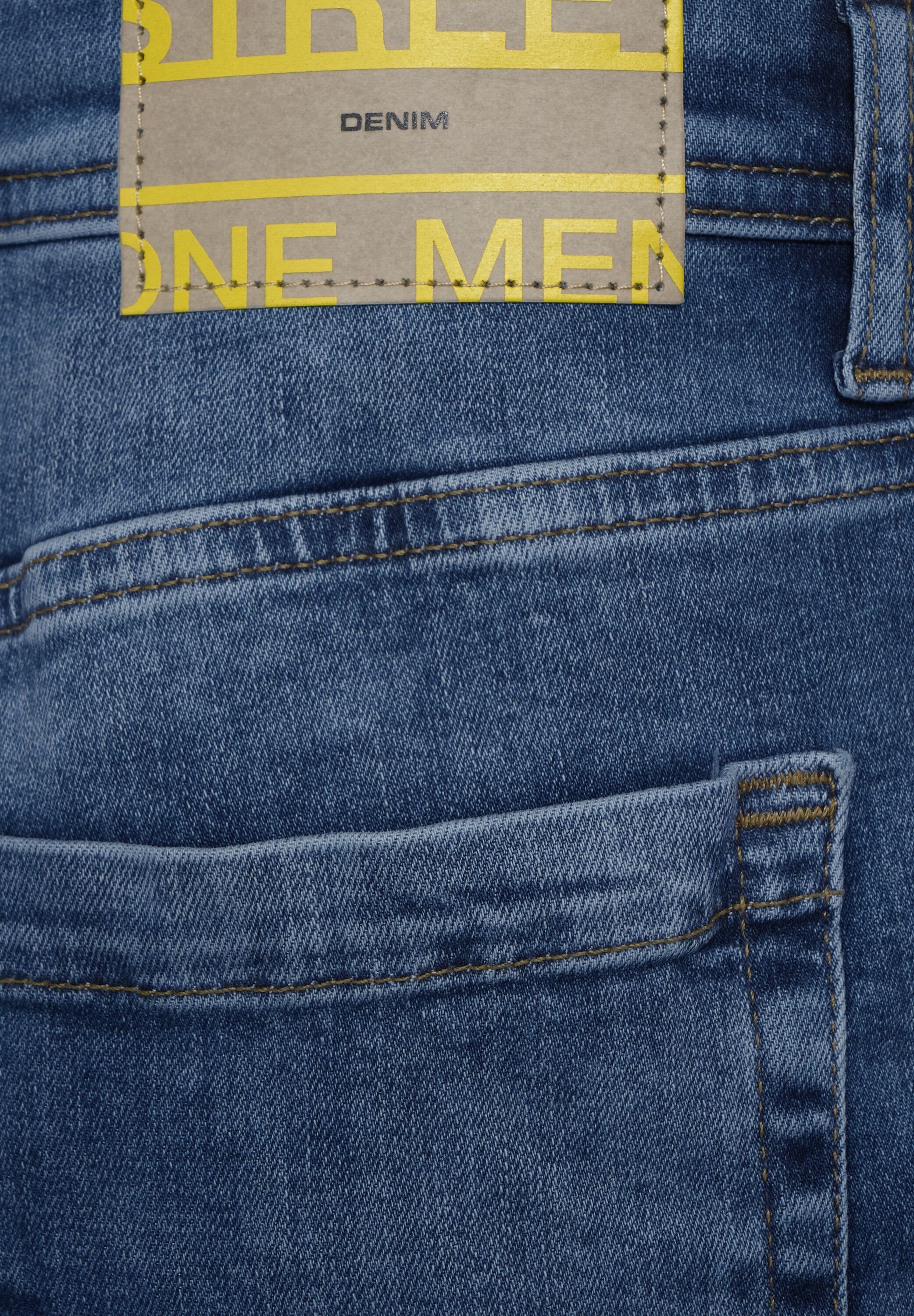 STREET MEN 5-Pocket-Style Regular-fit-Jeans ONE