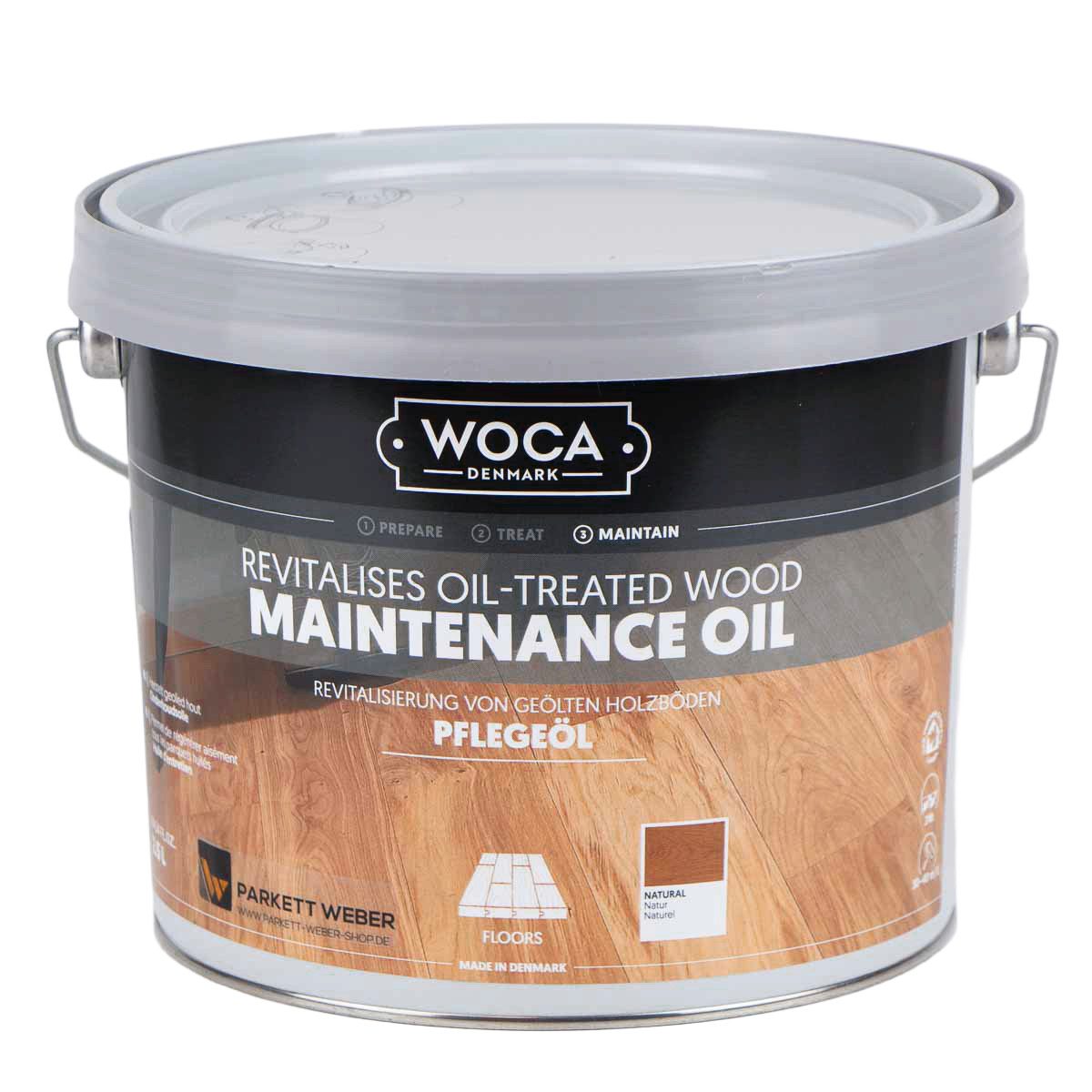 WOCA Woca Pflegeöl (Maintenance Oil) Natur - 2,5 Liter Holzpflegeöl