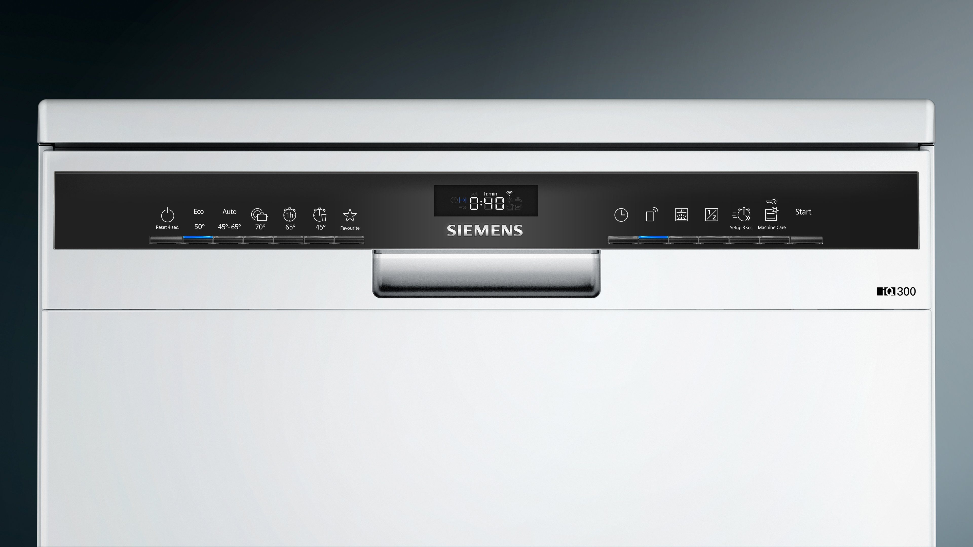 SIEMENS Standgeschirrspüler iQ300 SN23EW03ME, 14 Maßgedecke, Schnellere & Clevere Reinigung dank varioSpeed Plus