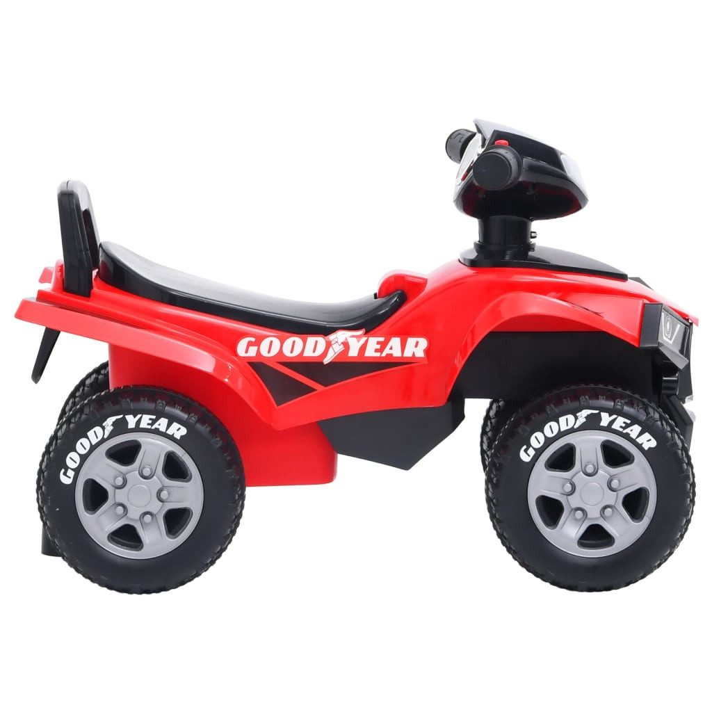 vidaXL Rutscherauto NA Rutscher Aufsitz-Quad Kinderfahrzeug Schiebeauto Läufer Good Year R