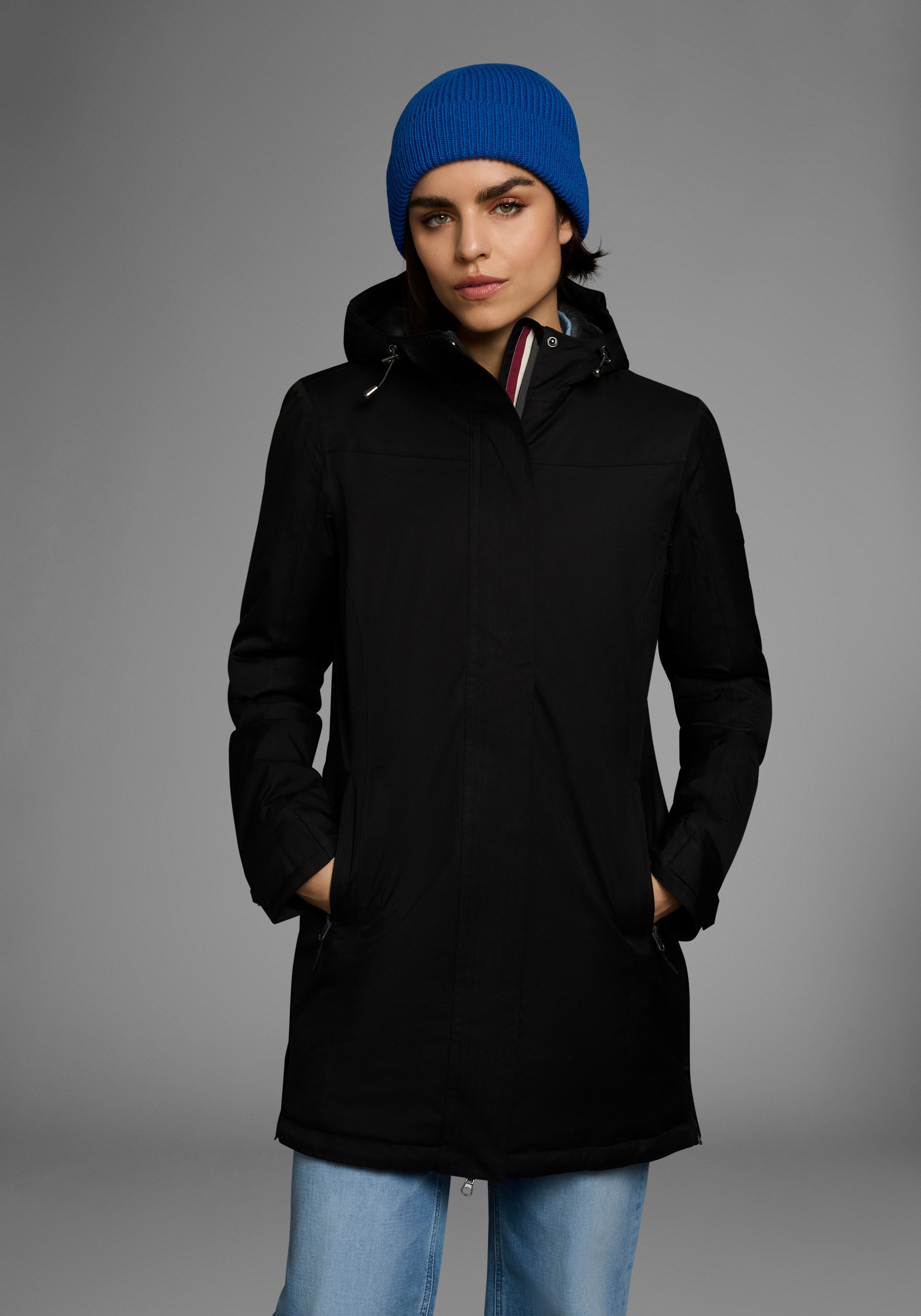 Polarino Funktionsmantel Atmungsaktiv, winddicht und wasserdicht