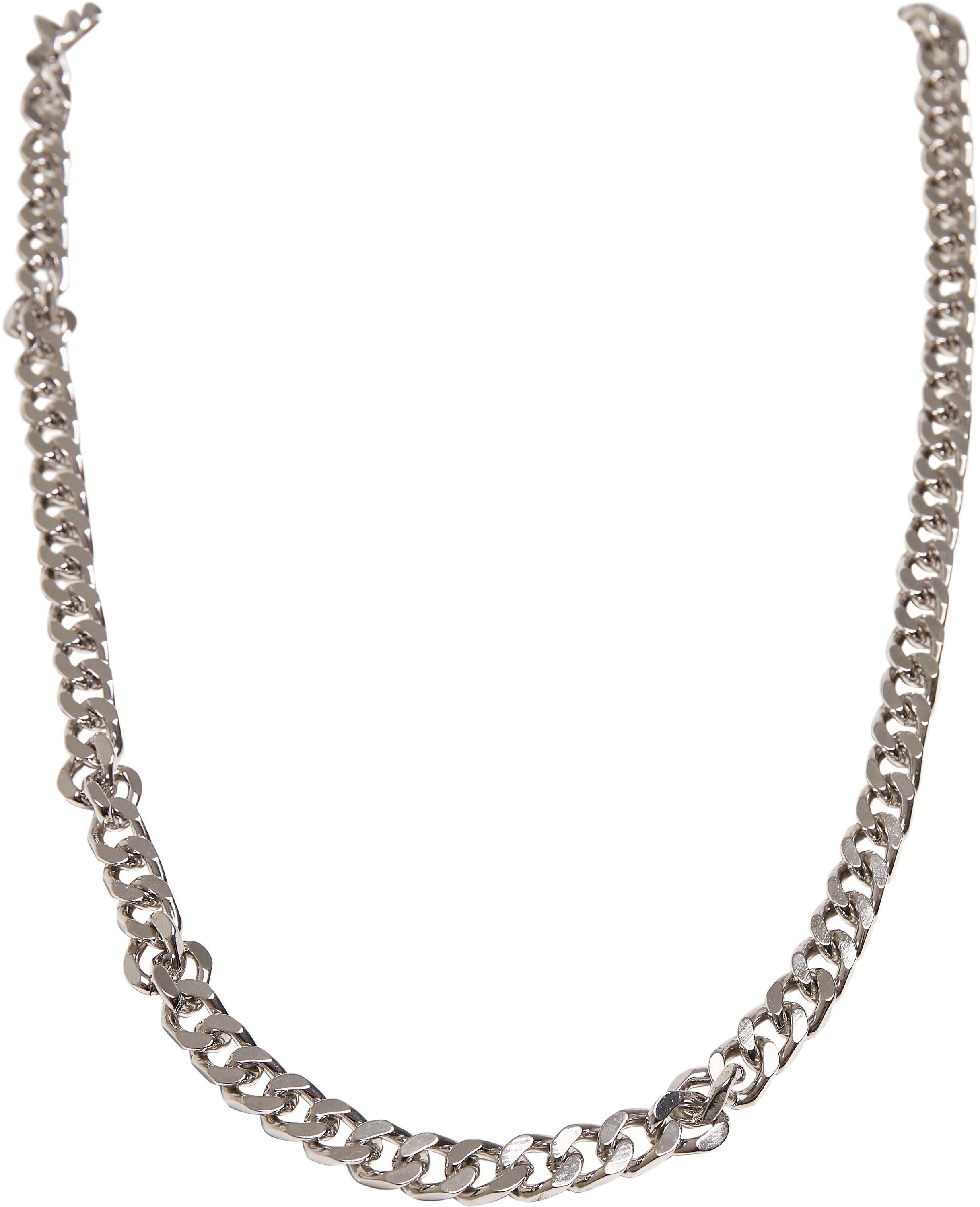 URBAN CLASSICS Edelstahlkette Accessoires Long Basic Necklace silver