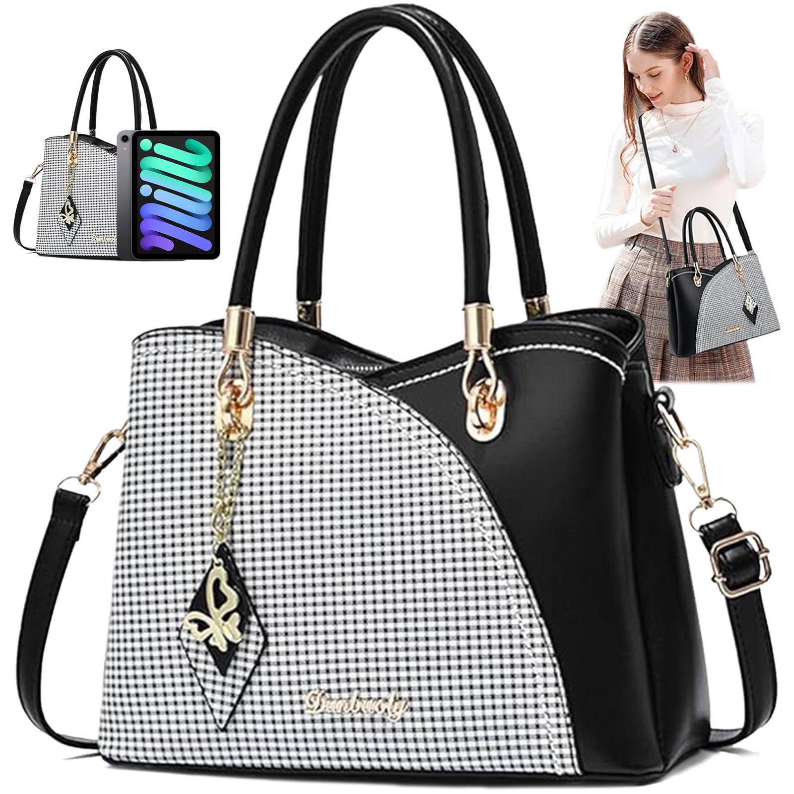 OKWISH Henkeltasche Umhängetasche Handtasche Tragetasche Bürotasche günstig online kaufen