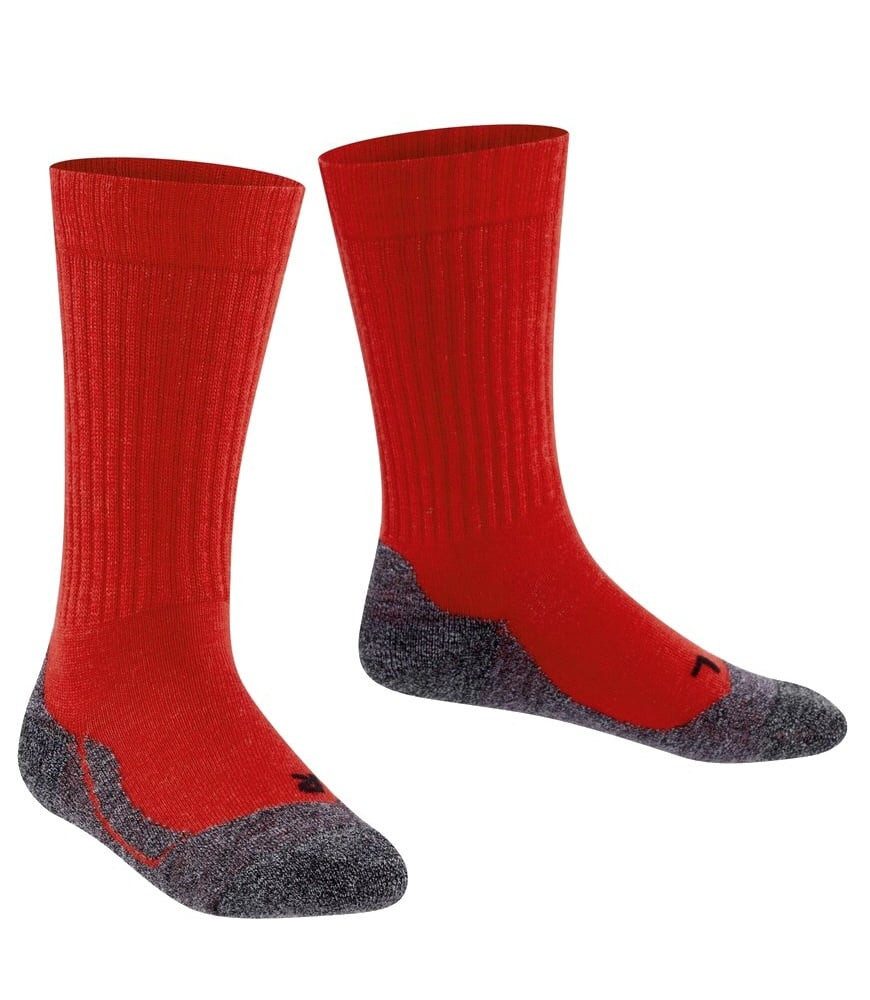 FALKE Socken Tagessocke Active Warm (wärmende Merinowolle) rot Kinder - 1 Paar