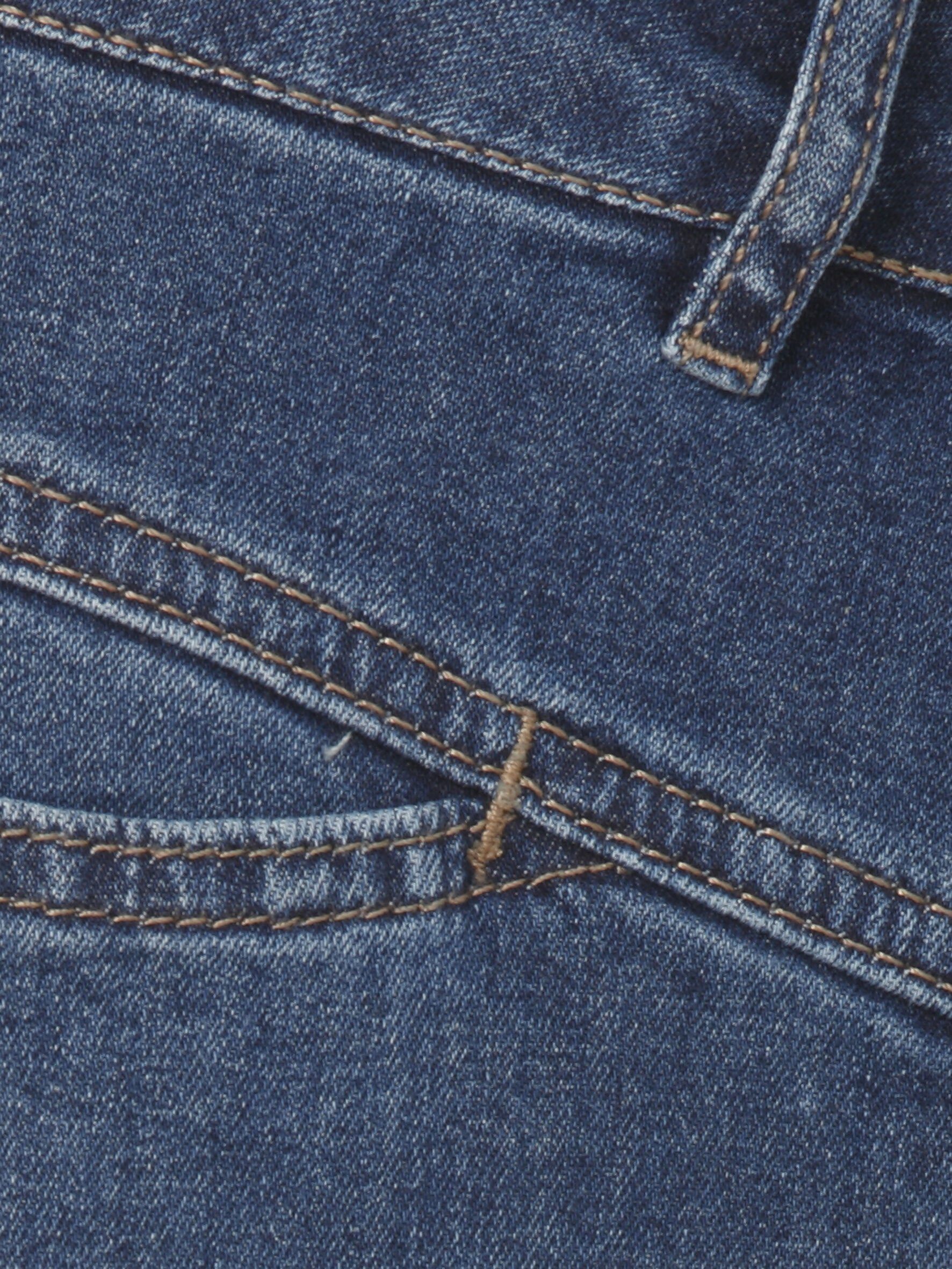 FRAPP Slim-fit-Jeans mit trendigen blue Ziernähten denim