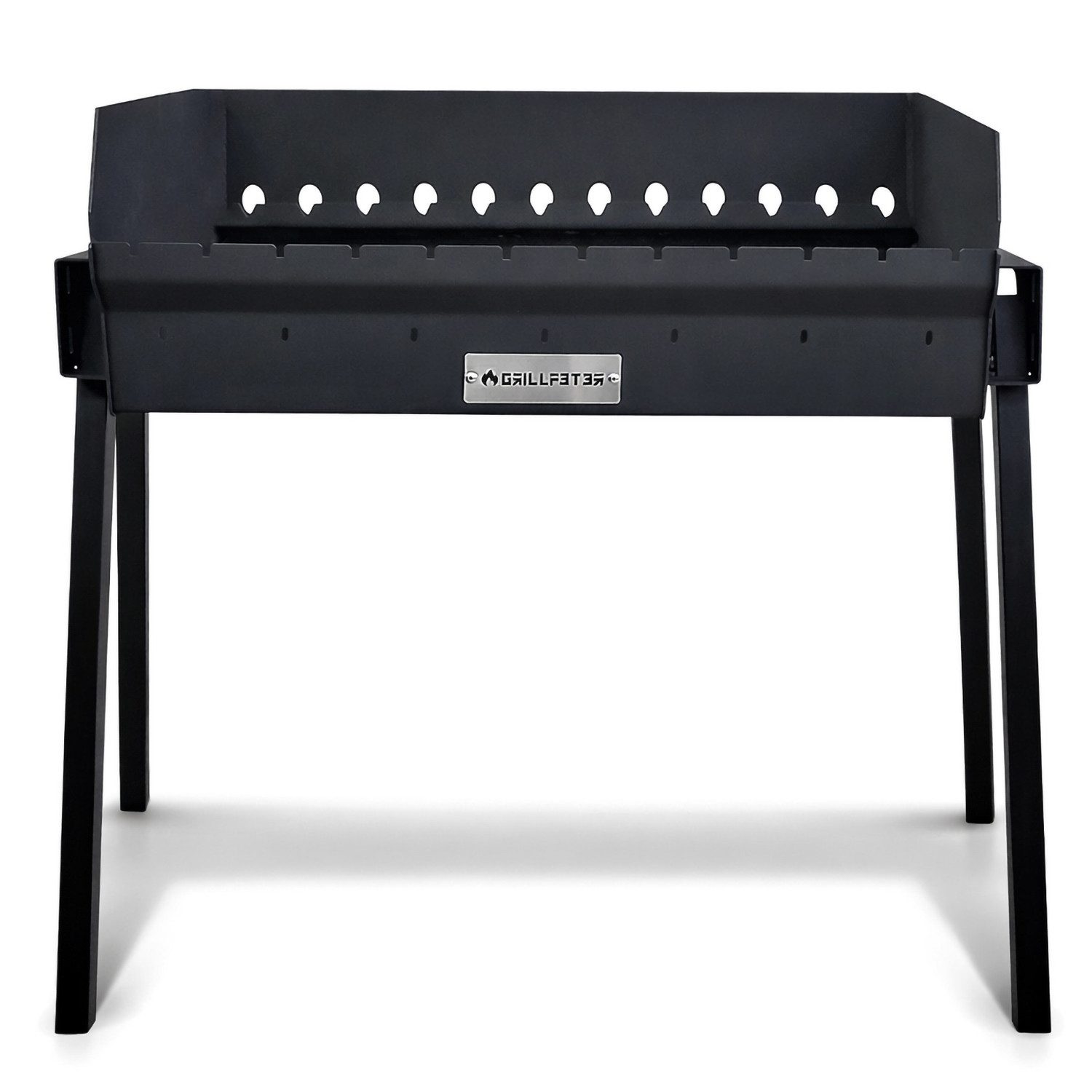 Grillpeter Holzkohlegrill Profi Mangal Bulat 70 Schaschlikgrill 3mm Stahl