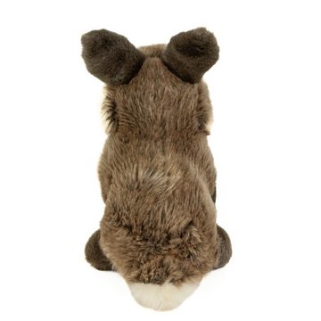 Teddys Rothenburg Kuscheltier Kuscheltier Hase sitzend graubraun 18 cm