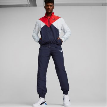PUMA Trainingsanzug Woven Sportanzug für Herren mit Colorblock Desing