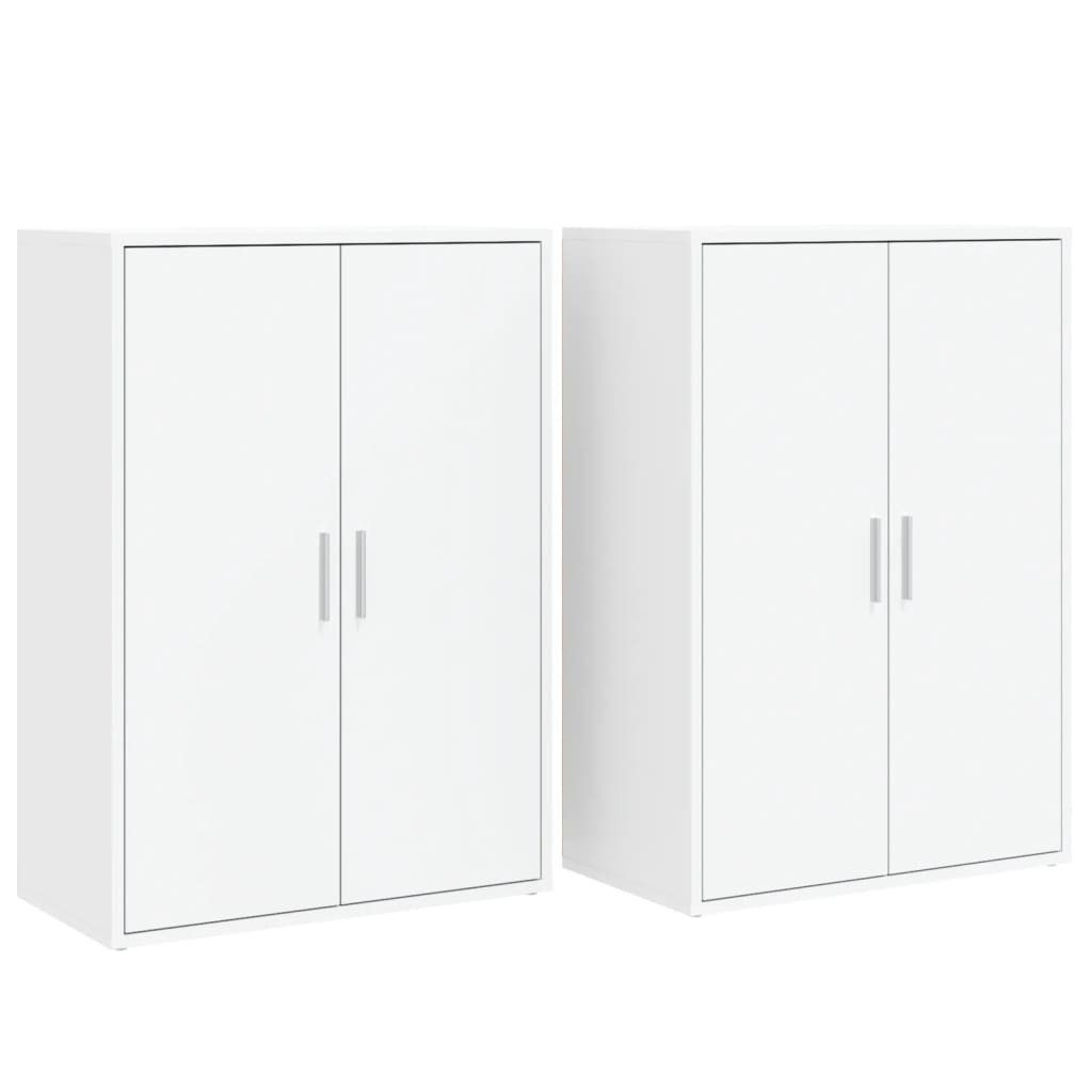 vidaXL Sideboard Sideboards 2 Stk. Weiß günstig online kaufen