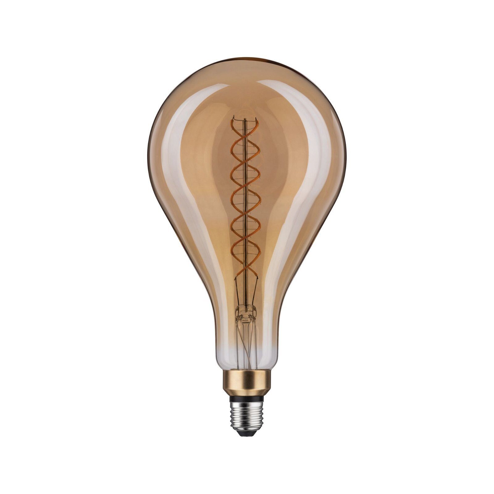 Paulmann LED-Leuchtmittel BigDrop 200lm 1800K smoke 7W doppel spiral 230V Filament, 1 St.