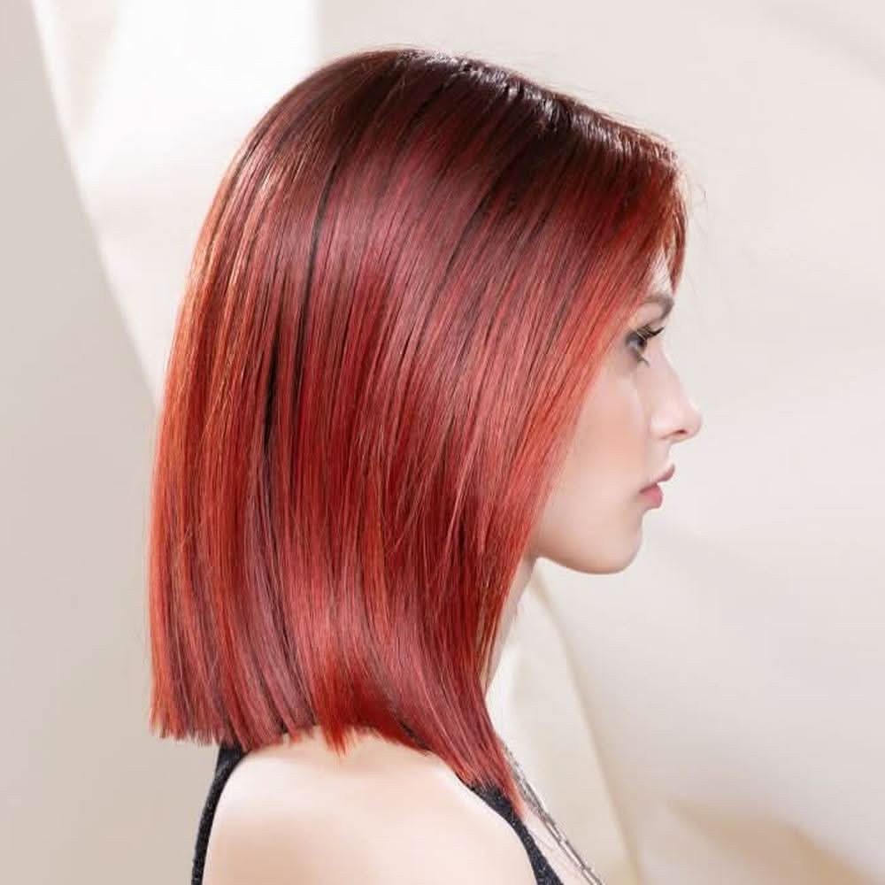 Ellen Wille Kunsthaarperücke Ellen Wille Luzzi Mono Part, Stylisher schulterlanger Bob mit Mono-Scheitel und hitzefreundlicher F