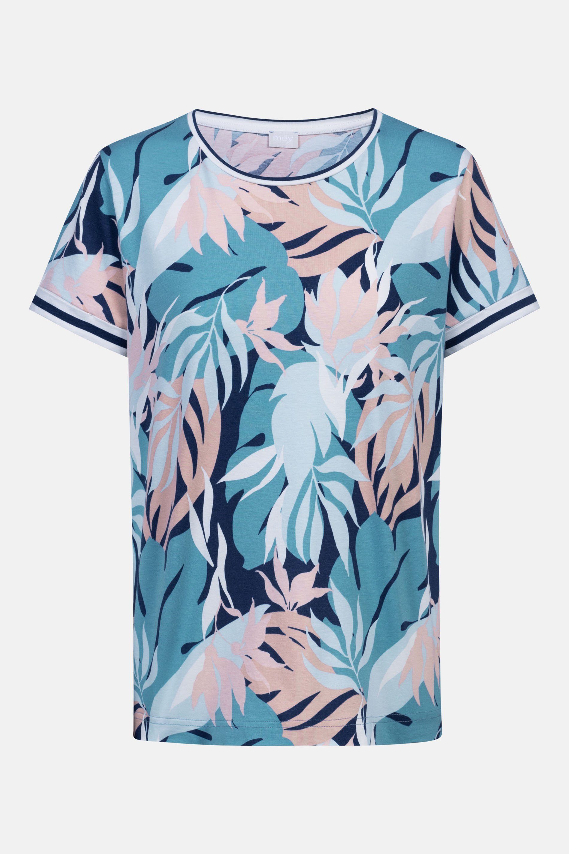 Mey Pyjamaoberteil Mey Damen T-Shirt Serie Daisy Uni (1-tlg)