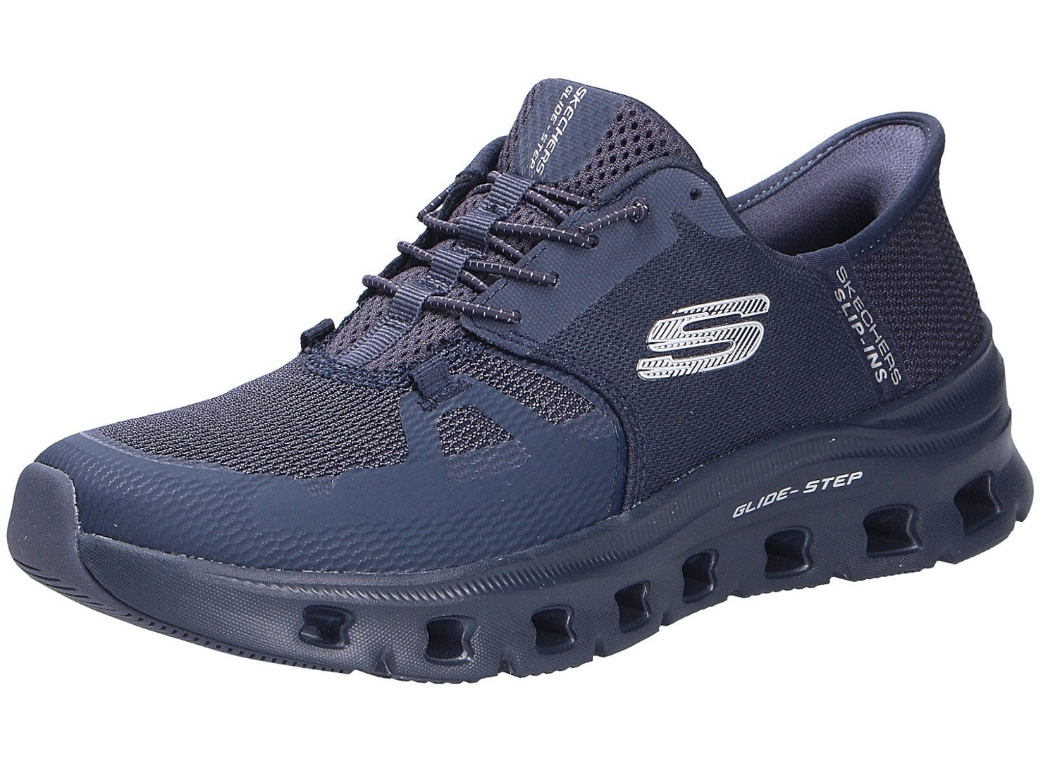 Skechers Skechers Damen Slipper GLIDE STEP blau Größe Sneaker