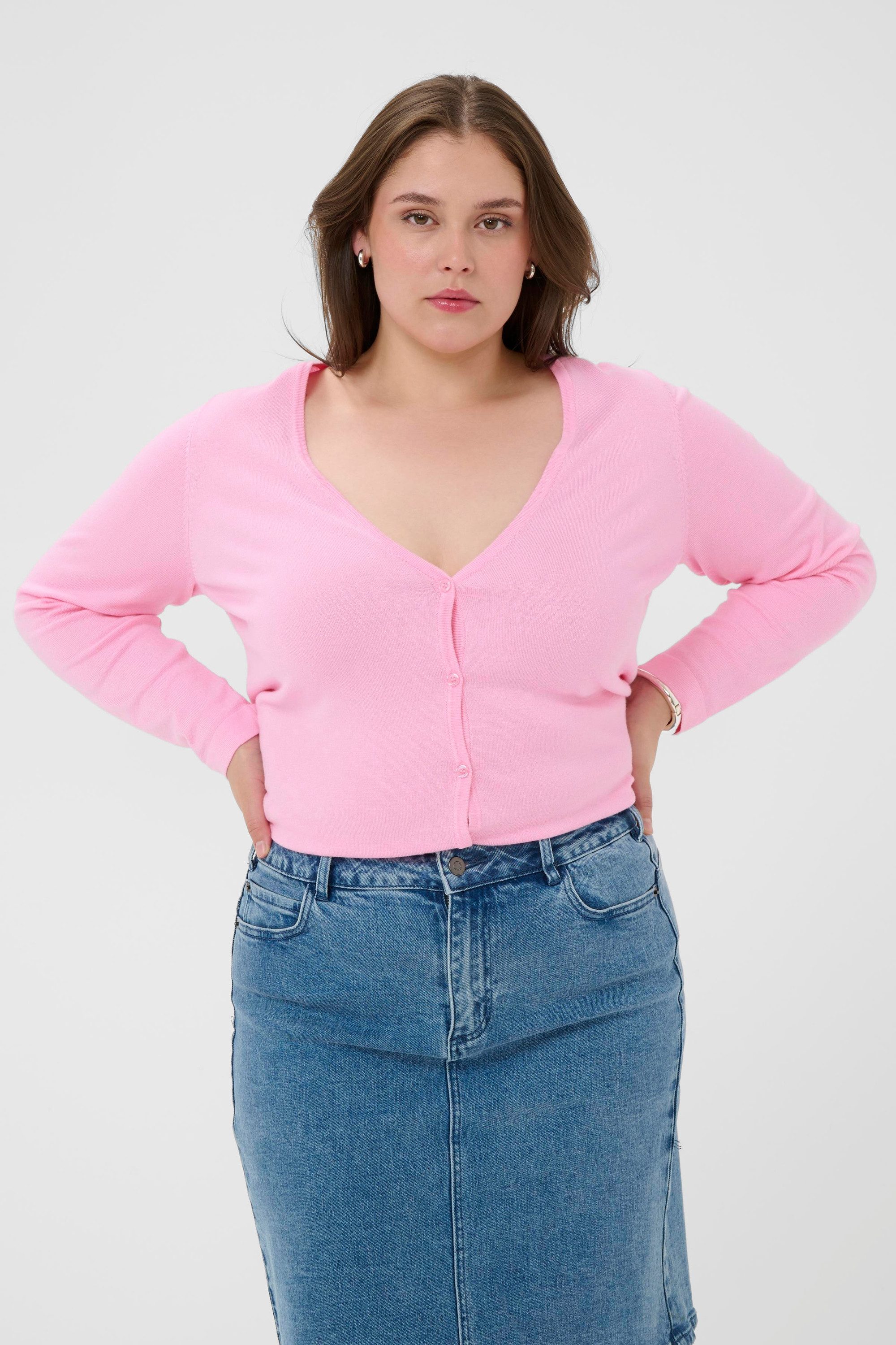 KAFFE Curve Cardigan Strickjacke KCfarsia Große Größen