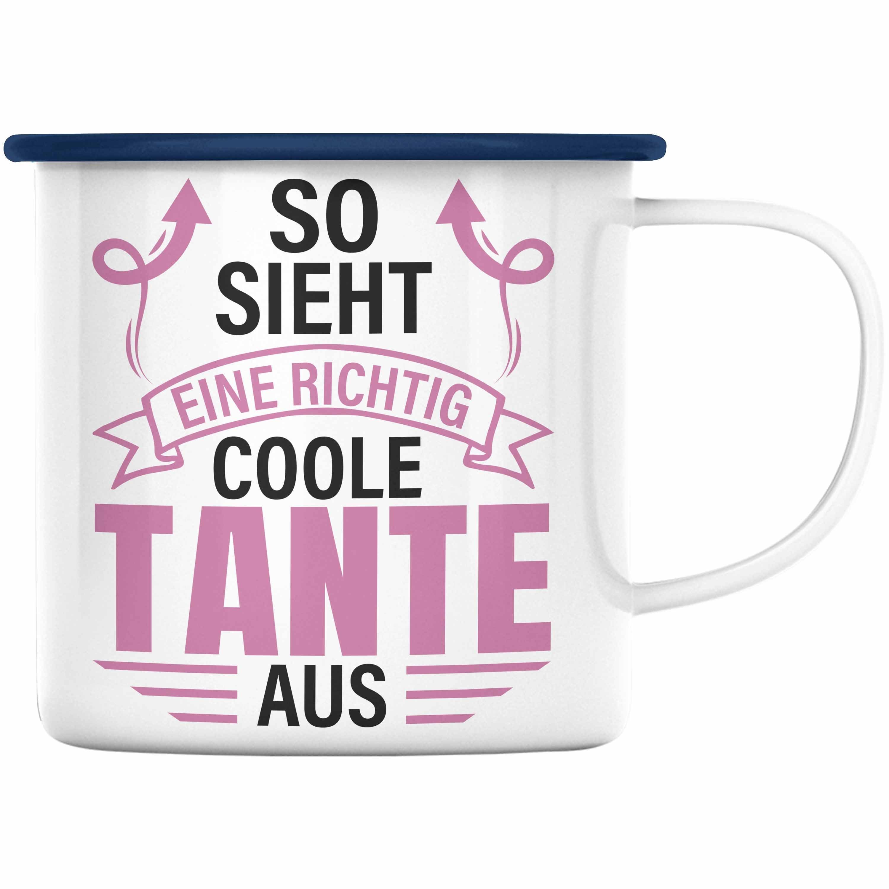 Trendation Thermotasse Trendation Tante Geschenk Emaille Tasse Lustig