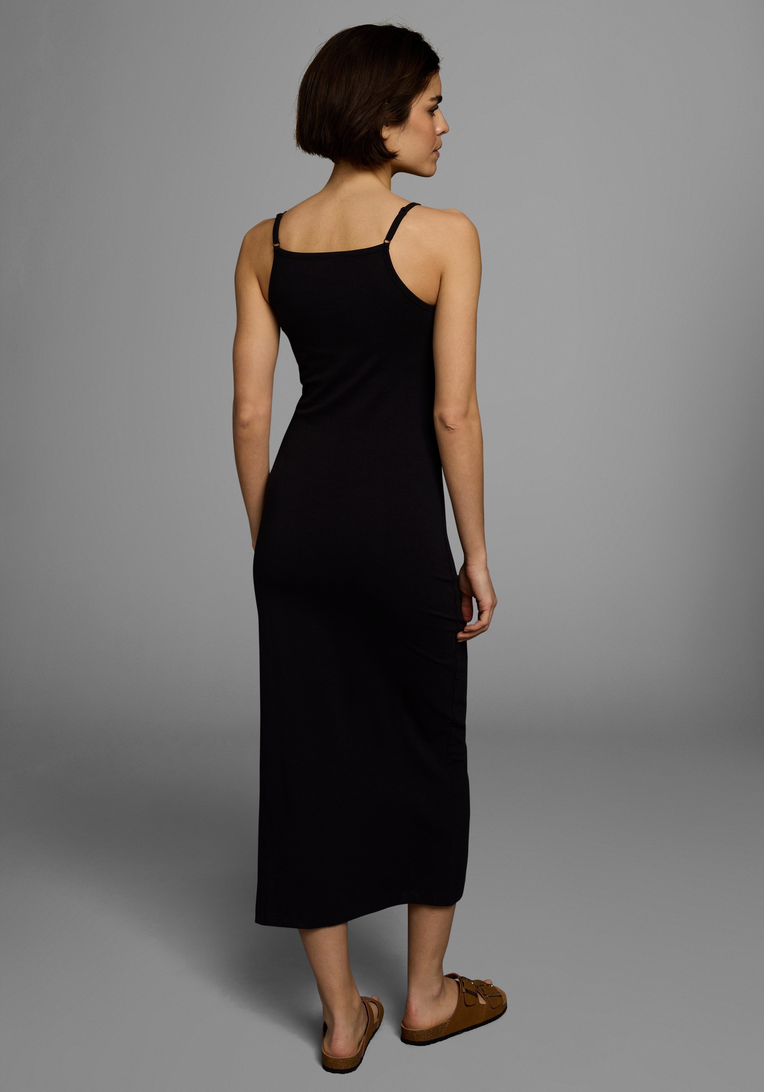 AJC Sommerkleid festlich, Maxilänge, unifarben, aus elastischem Single Jers günstig online kaufen