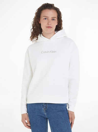 Calvin Klein Kapuzensweatshirt HERO METALLIC LOGO HOODIE mit Calvin Klein Print auf der Brust