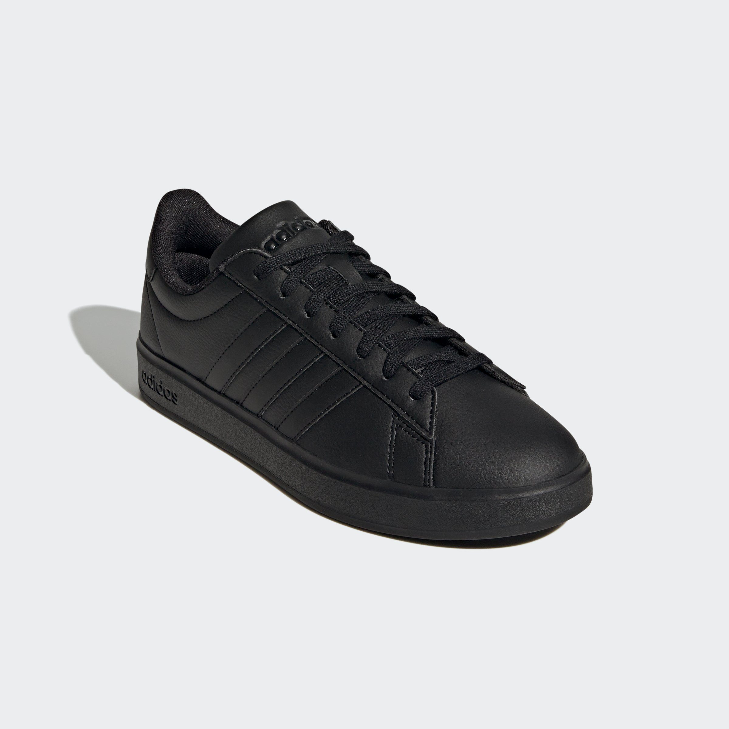 adidas Sportswear GRAND COURT CLOUDFOAM COMFORT Sneaker Design auf den Spuren des adidas Superstar Core Black / Core Black / Cloud White